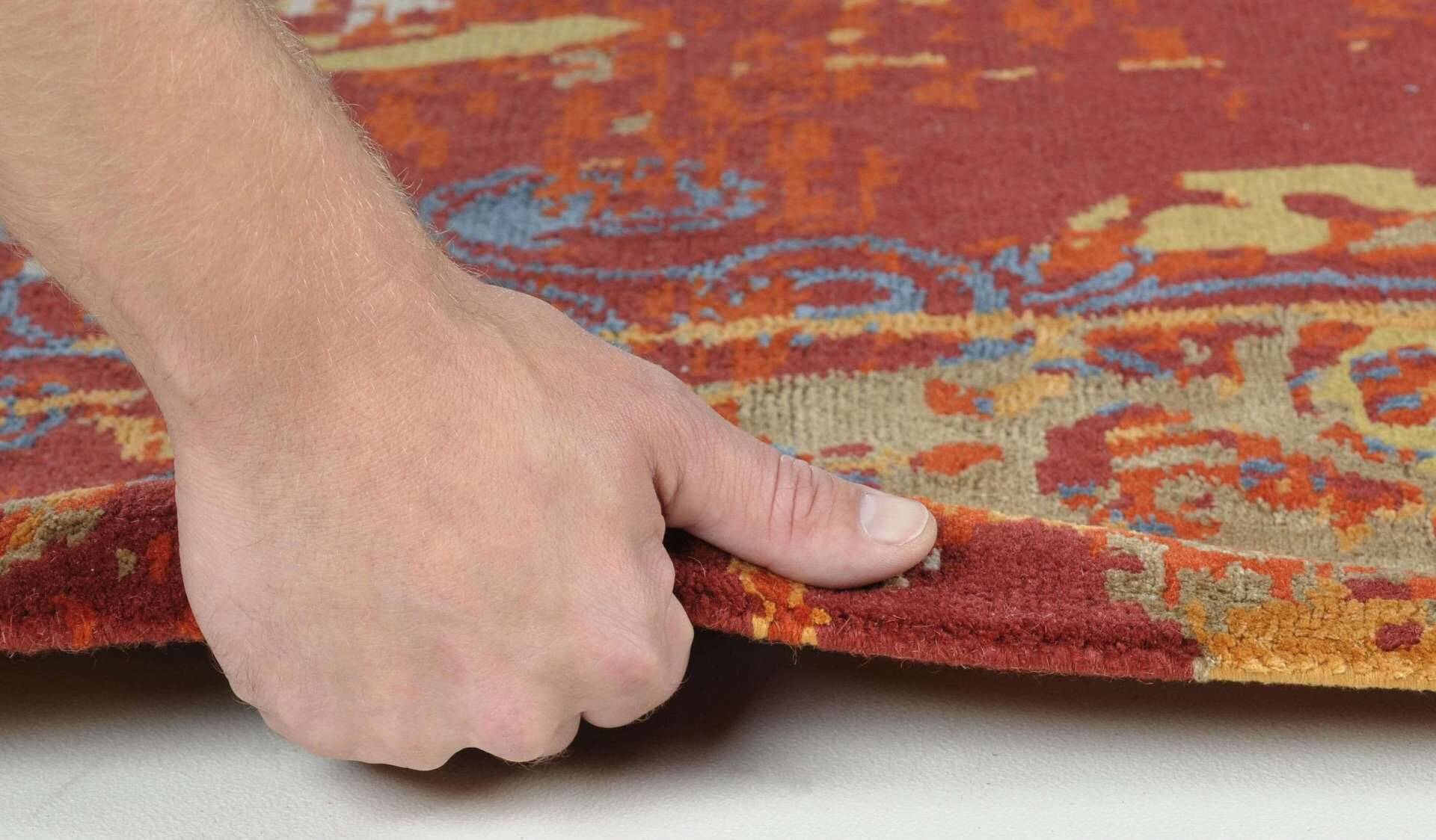 Jabu-Silk 30 Handgeknüpft in Nepal 200 x 300 cm Design C2921 – Bild 3