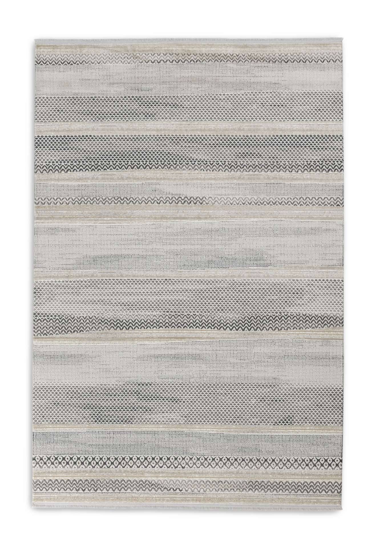 Vercelli 200x290cm D.241 C.000 Allover creme-anthrazit – Bild 1