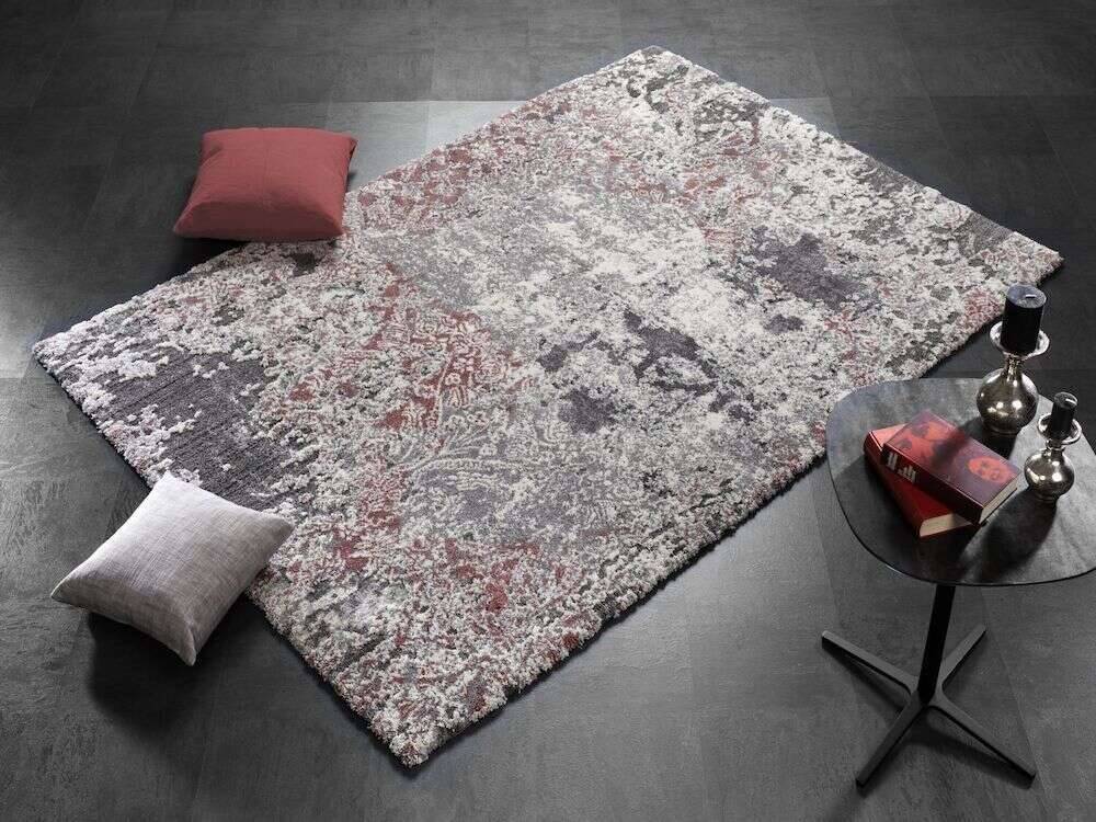 Teppich Juwel Dramatica Hochflor Teppich Vintage Shaggy – Bild 4