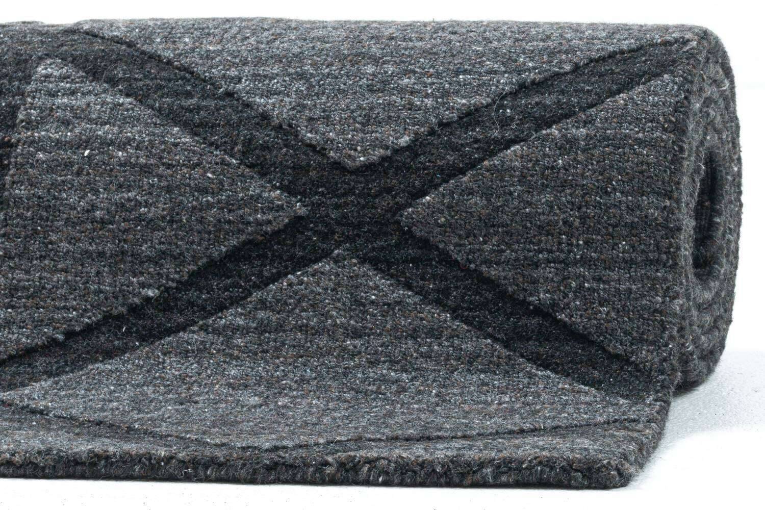 Vico Design Teppich Viskose Schurwolle grey 160x230cm – Bild 7