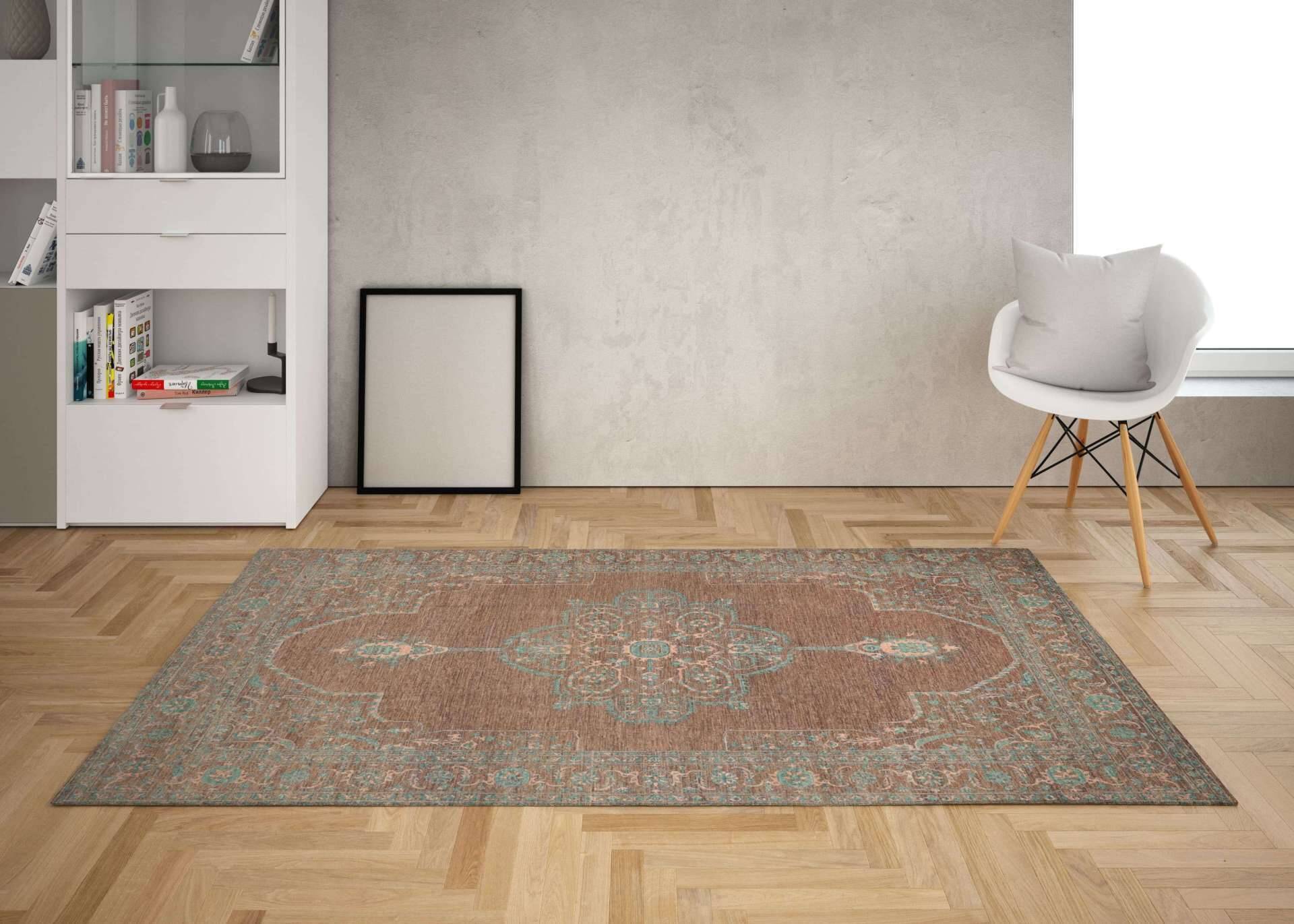 Ziegler Teppich Legend 278x369cm Orientteppich grün Handgeknüpft – Bild 4