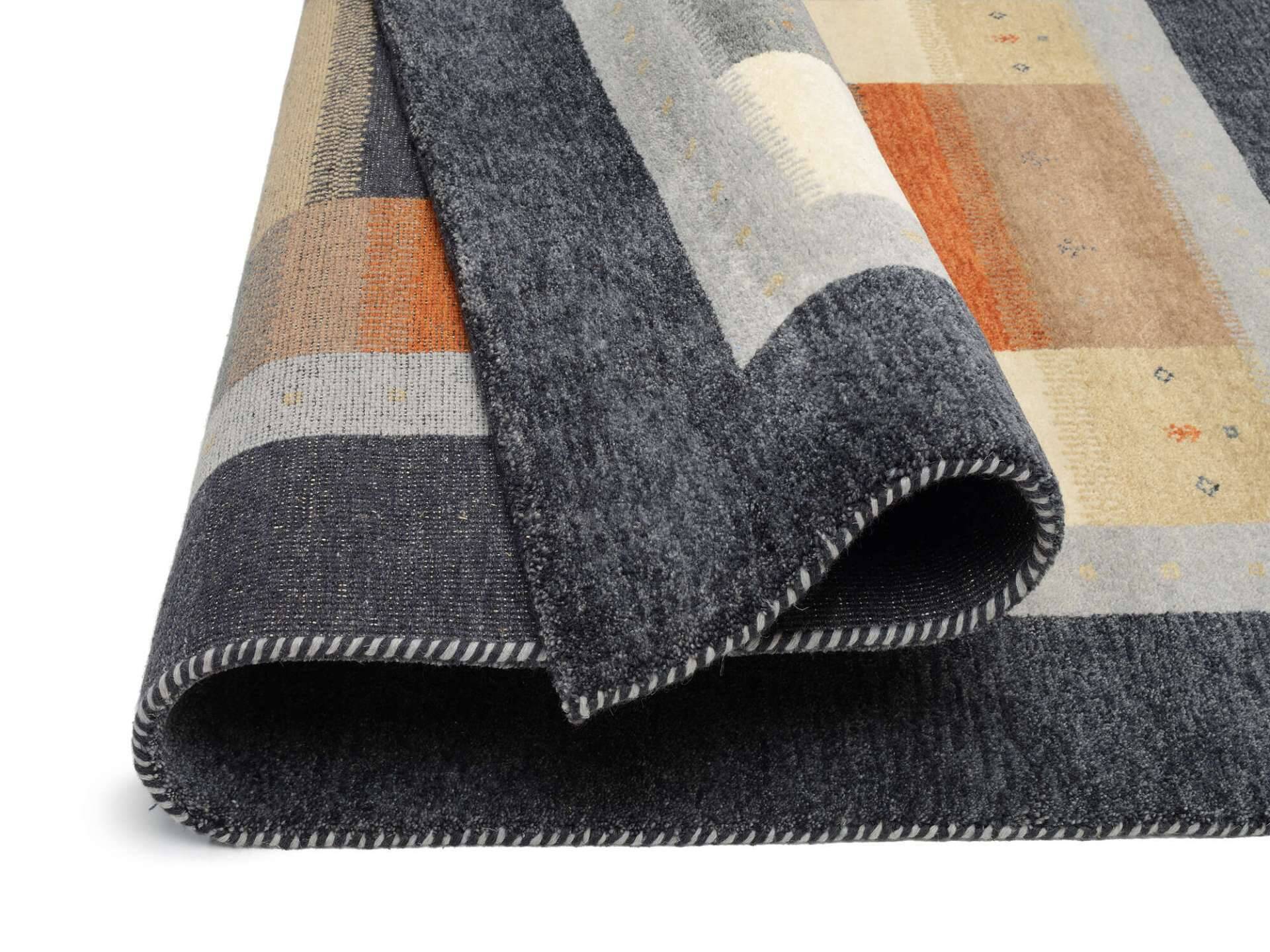 Teppich Intense Sona Gabbeh Design Handgeknüpft Schurwolle – Bild 7