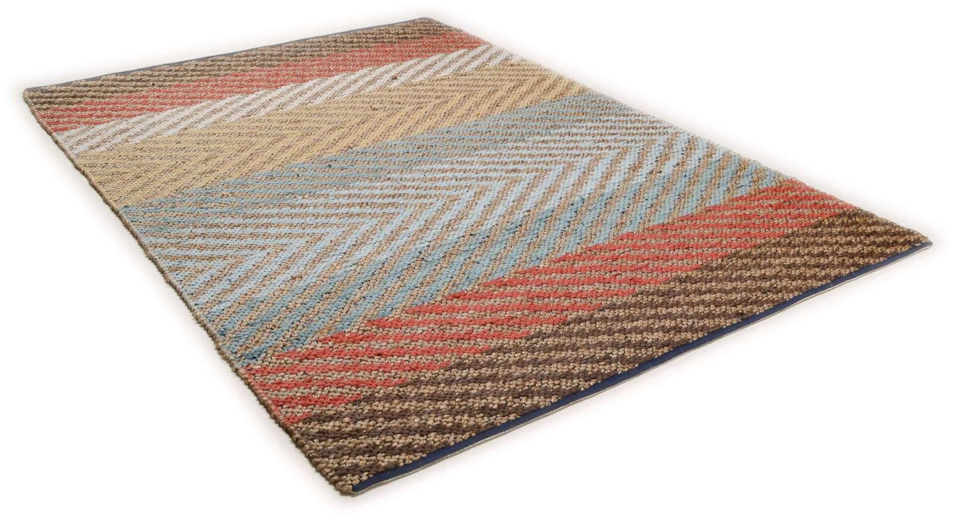 Smooth Comfort pastel Stripes Handwebteppich Teppich Design – Bild 4