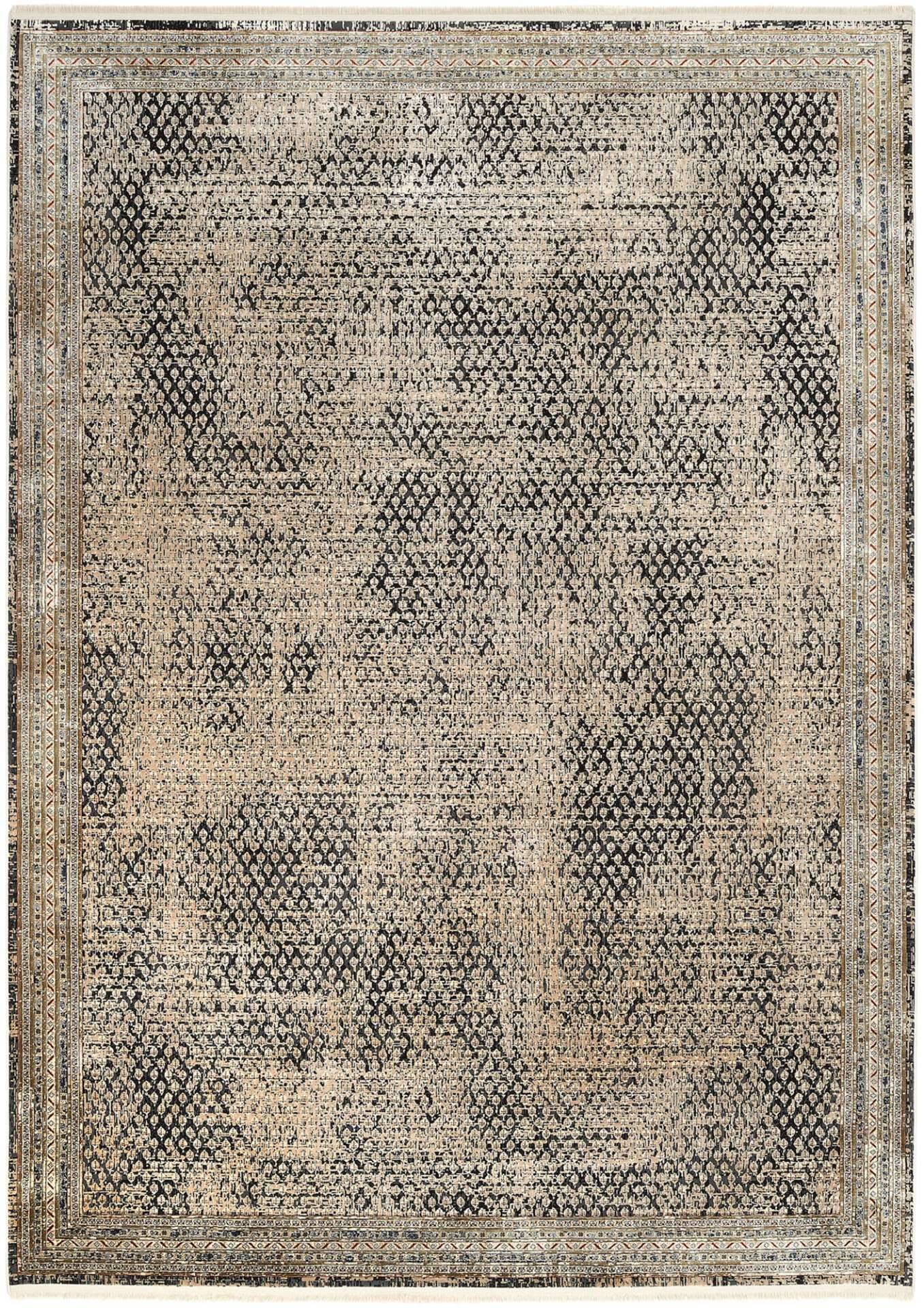 POINTS Klassischer Vintage Teppich aus Modalfaser mit Glanz Effekt – Bild 1