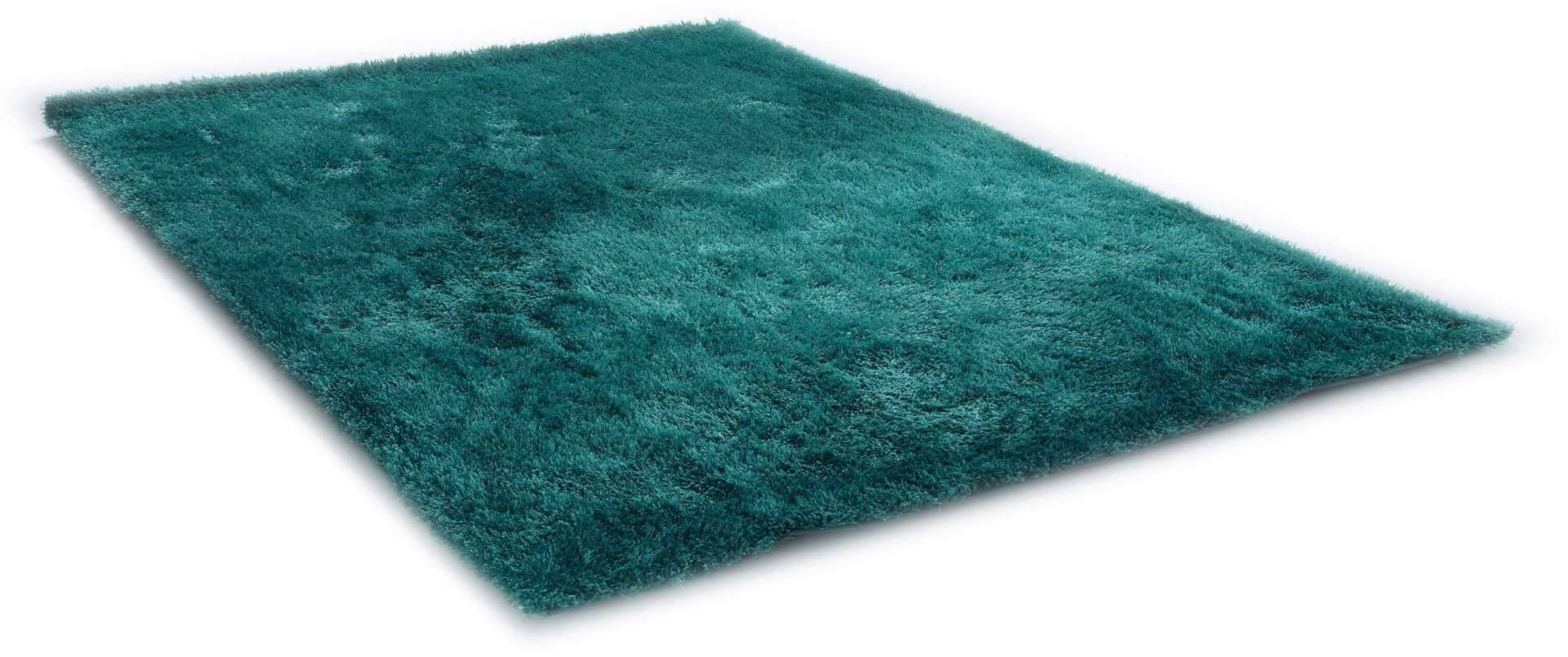 Soft uni türkis Kuschelteppich Teppich Uni – Bild 4