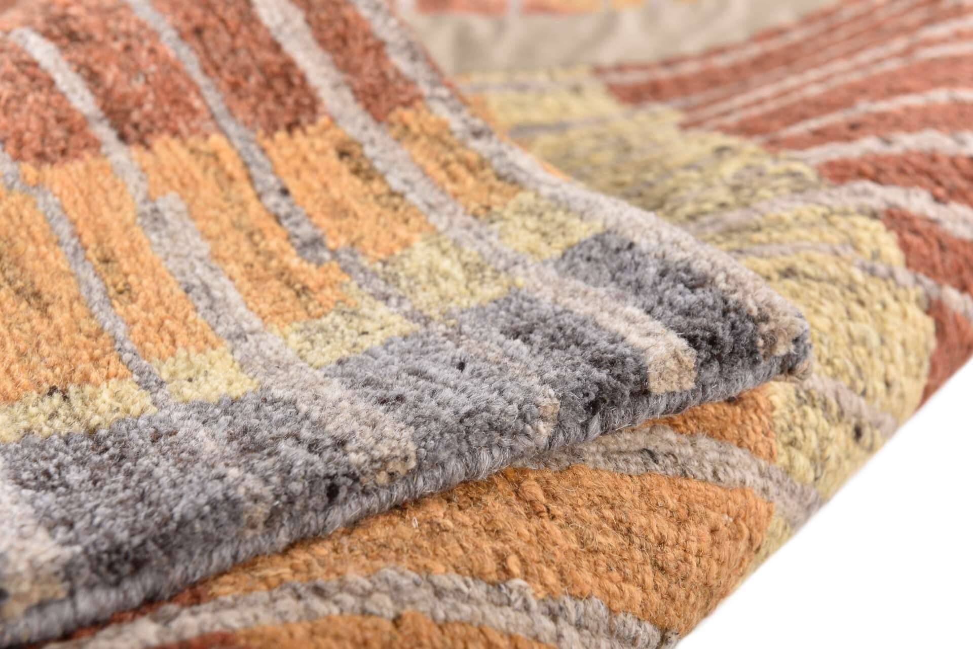 Teppich Nepal Dumbo grau-multi im Wunschmaß – Bild 5