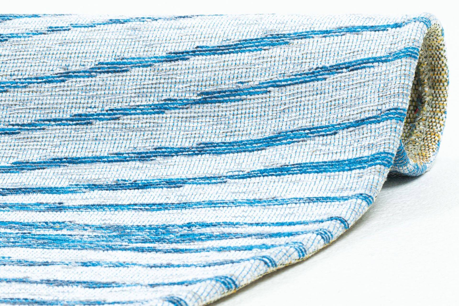 Sansibar Flachgewebe Design Teppich Keitum Rund – Bild 7