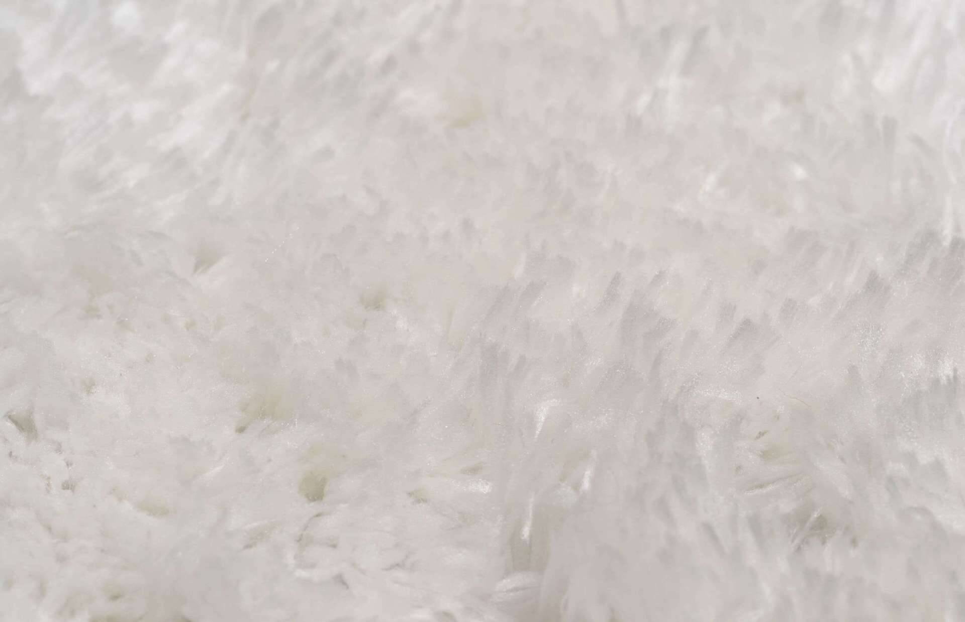 Flocatic Teppich weiß uni Hochflor Teppich – Bild 2