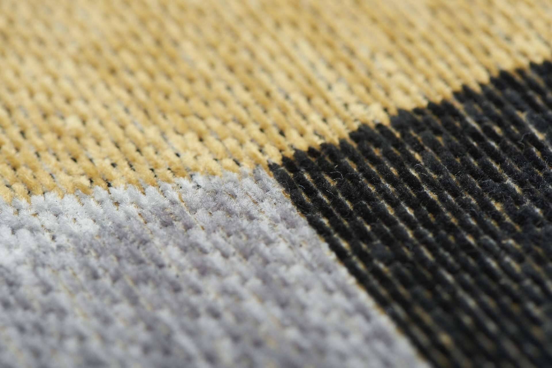 Moderner Teppich SILVA YELLOW - Waschbarer Teppich – Bild 6