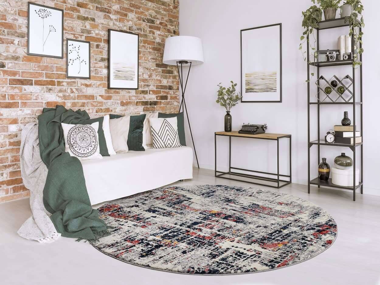 High&Low SIX Vintage Teppich Rund – Bild 5