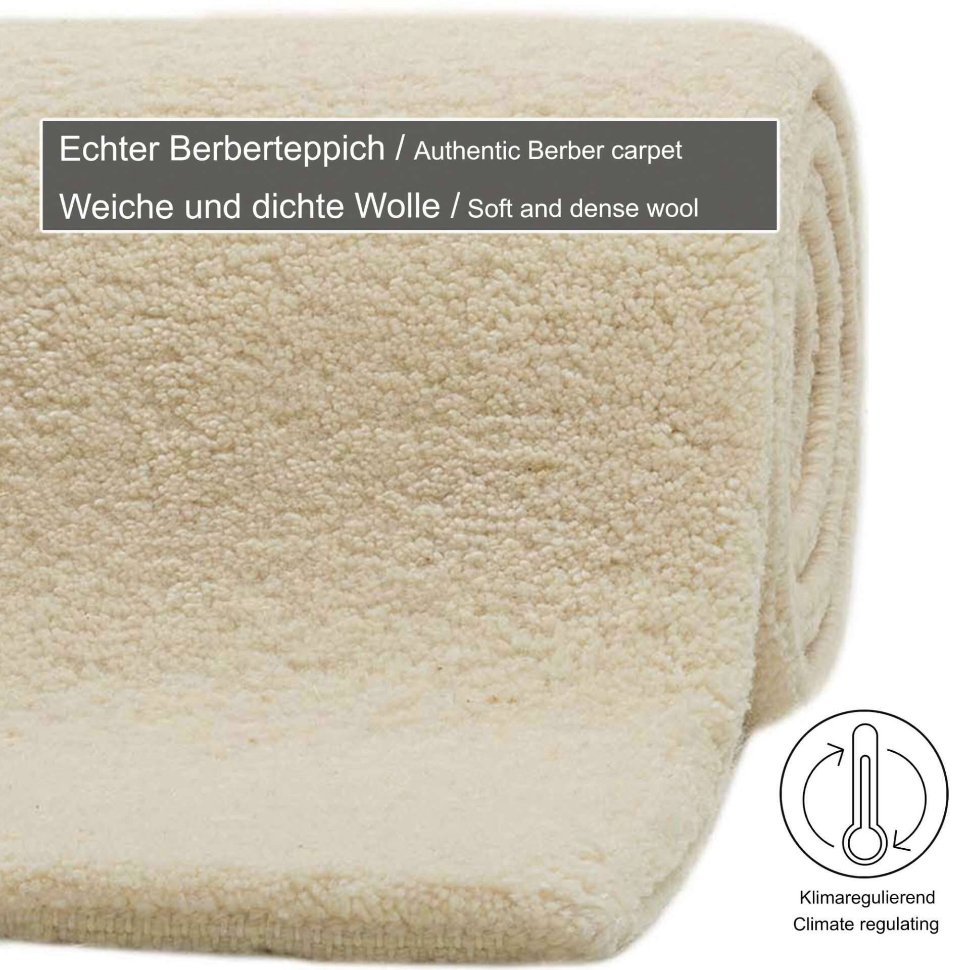 Maloronga Berber Teppich Marokko Natur – Bild 1