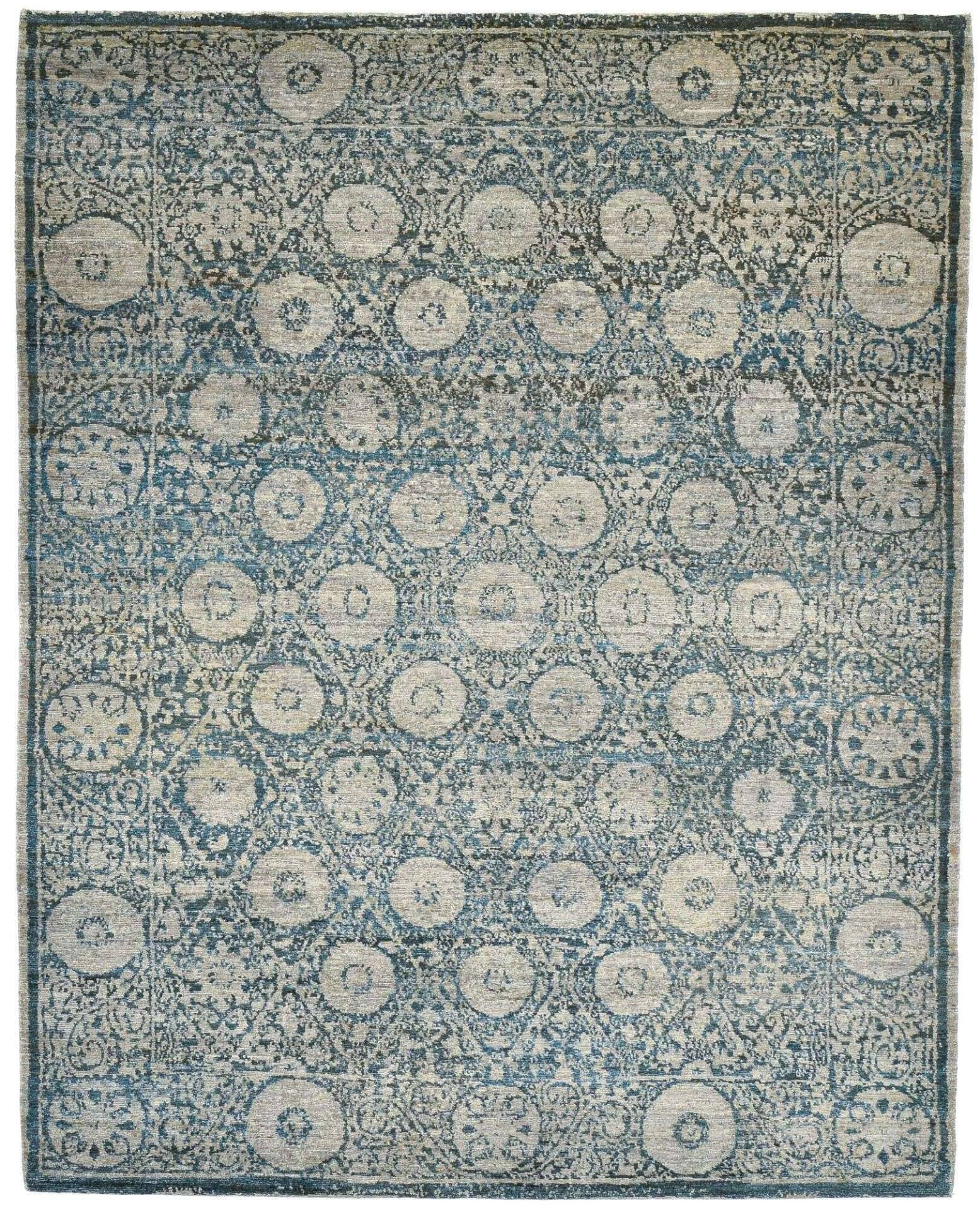 Nepal Teppich Mugu 100 Wolle Schurwolle Design Modern 246x309cm – Bild 1