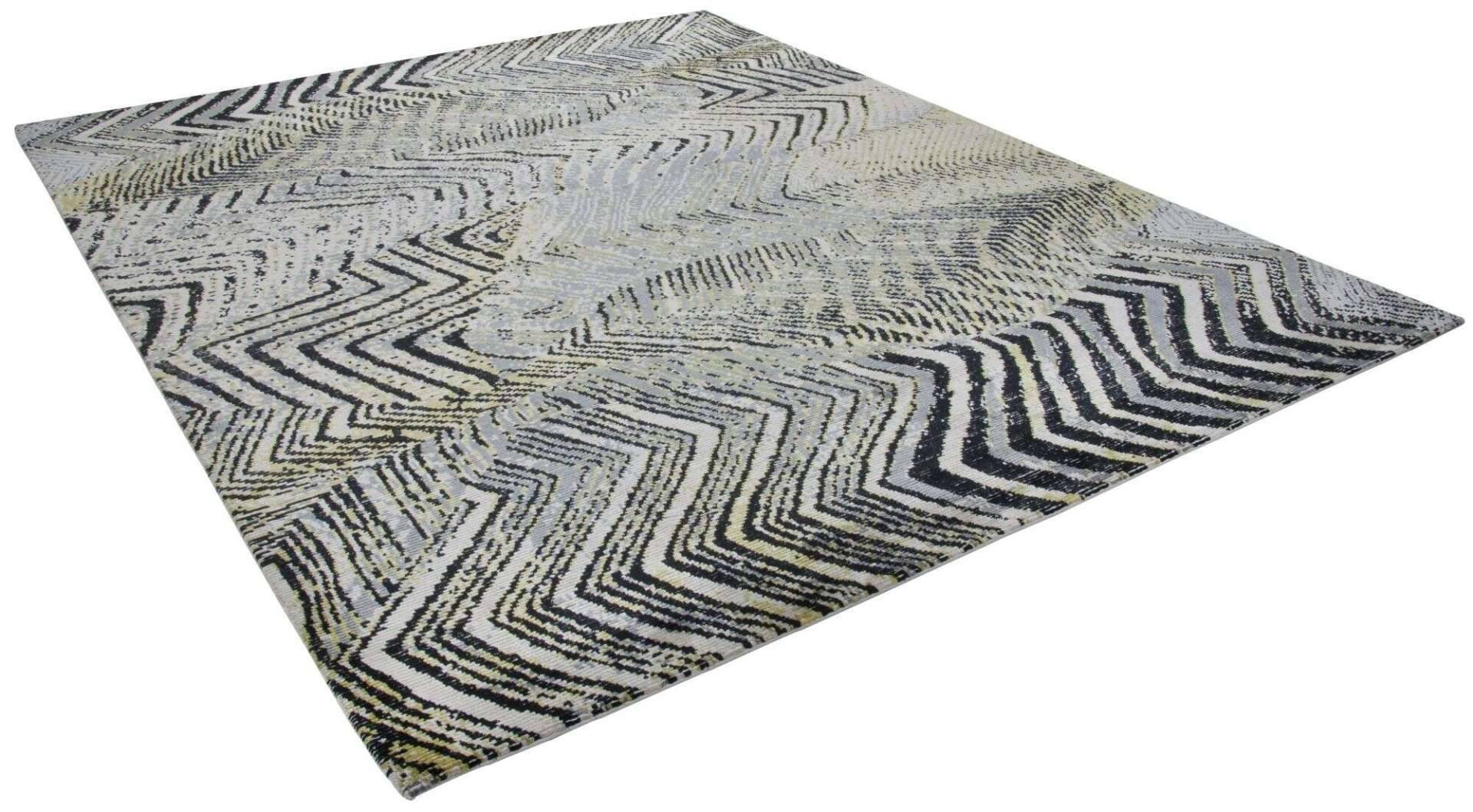 Nepal Teppich Rib Eye Silk 60 Wolle Seide Design Unikat 250x310cm – Bild 4