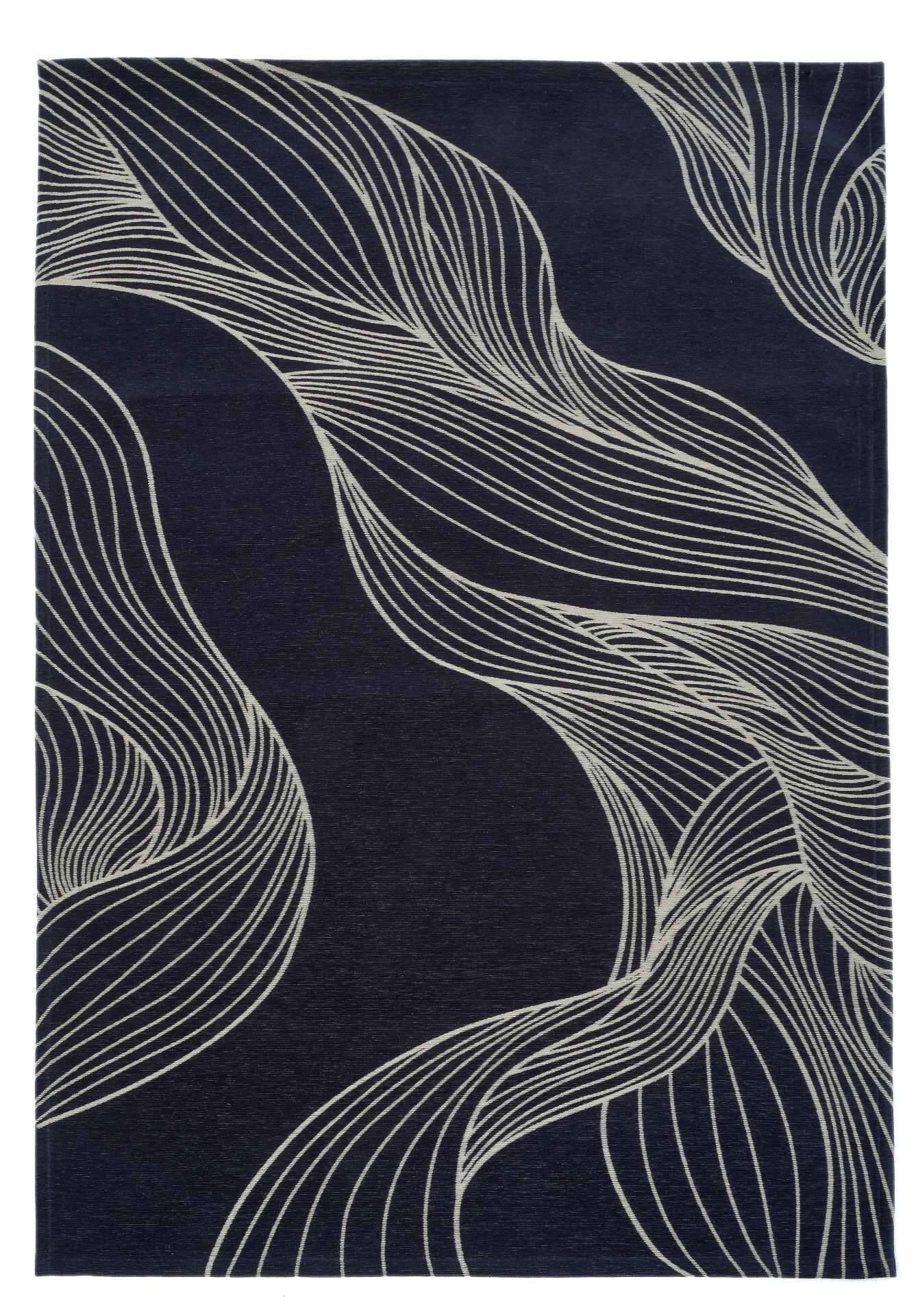 Moderner Teppich NEPTUN BLUE - Waschbarer Teppich – Bild 1
