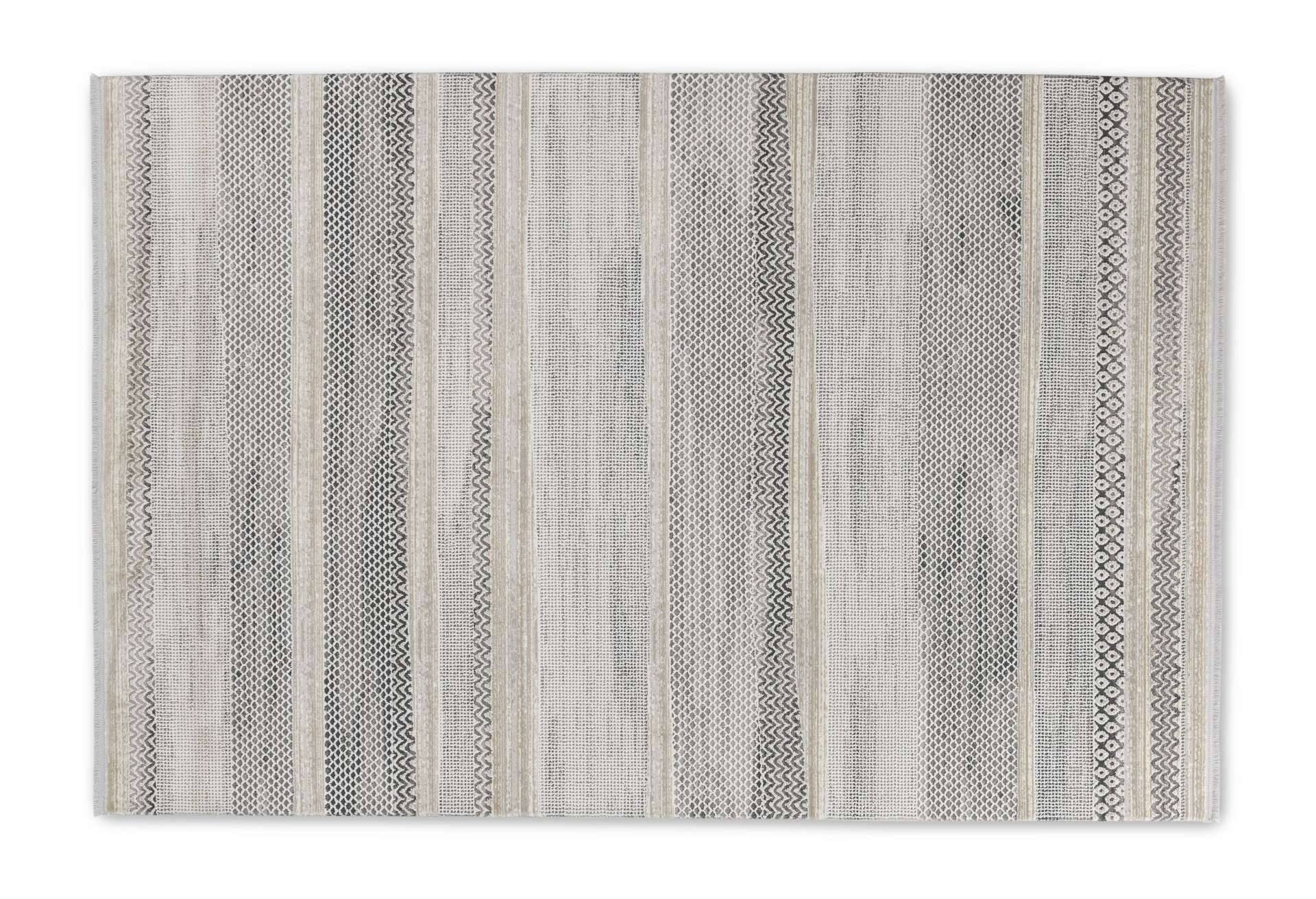 Vercelli 200x290cm D.241 C.000 Allover creme-anthrazit – Bild 2