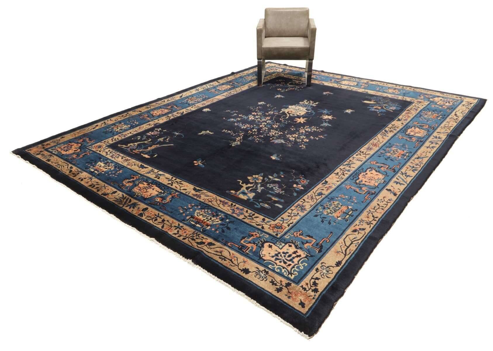 Teppich China Antik 277x351 cm Handgeknüpft Wolle – Bild 7