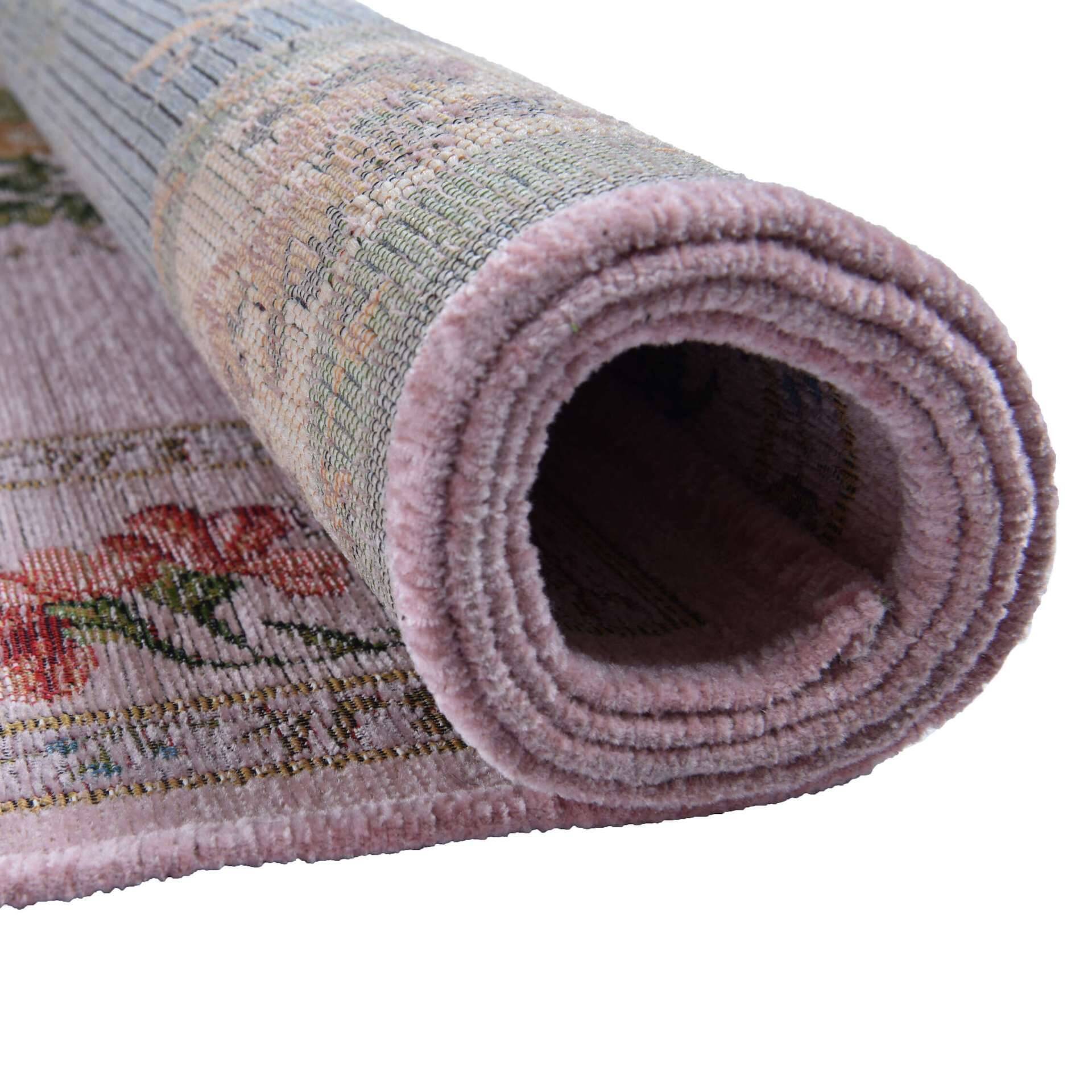 Flomi Sagrini Flachgewebe Blumendesign Teppich Modern – Bild 4