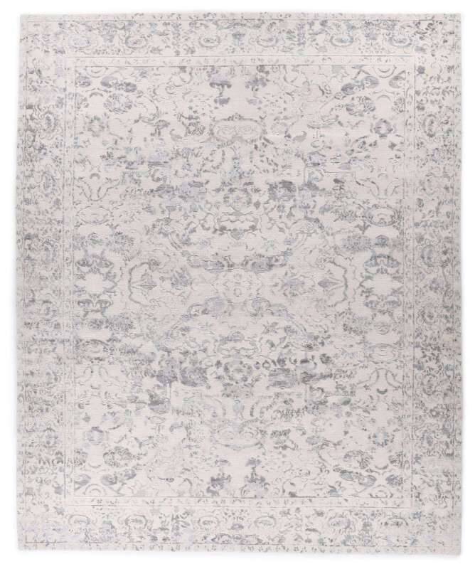 Nepal Teppich Patan Alo 30/10 Seide Wolle Design 244x303cm
