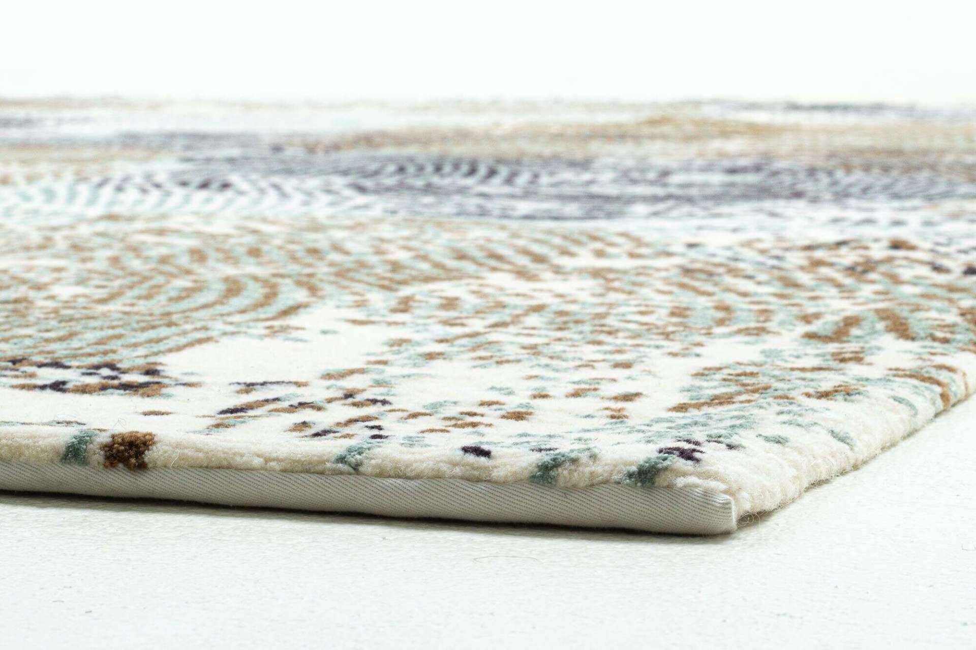 Nepal Teppich Jabu Silk 60 Wolle Seide Design Teppich 245x312cm – Bild 6
