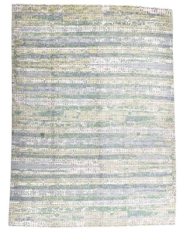 Nepal Teppich Rib Eye Silk 60 Wolle Seide Design Unikat 245x309cm
