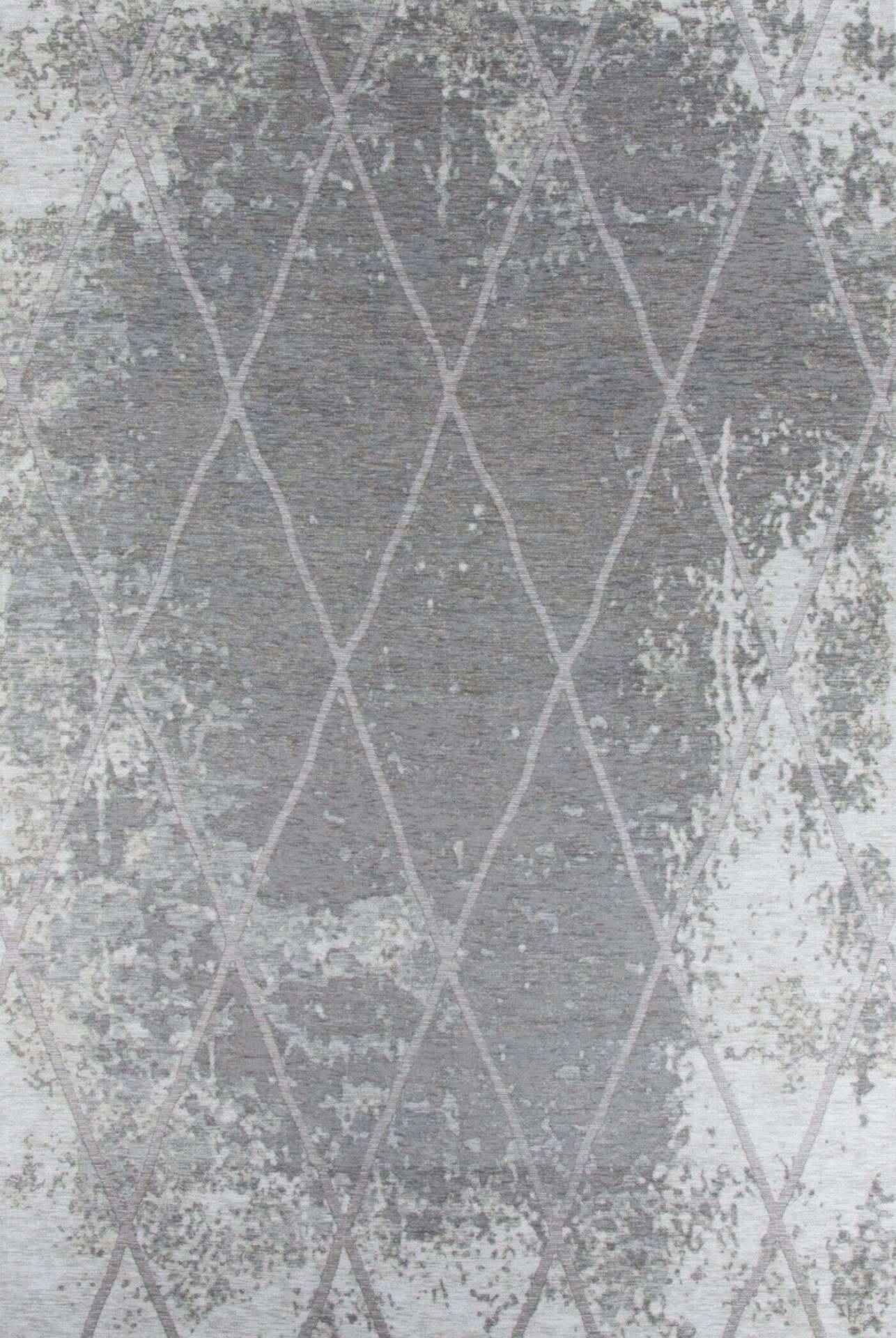 Teppich Fine Lines silber Flachgewebe Flurteppich – Bild 1