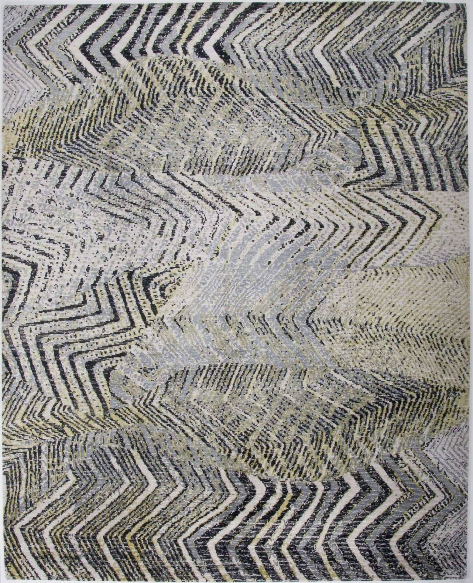 Nepal Teppich Rib Eye Silk 60 Wolle Seide Design Unikat 250x310cm – Bild 1