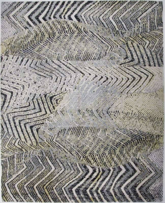 Nepal Teppich Rib Eye Silk 60 Wolle Seide Design Unikat 250x310cm