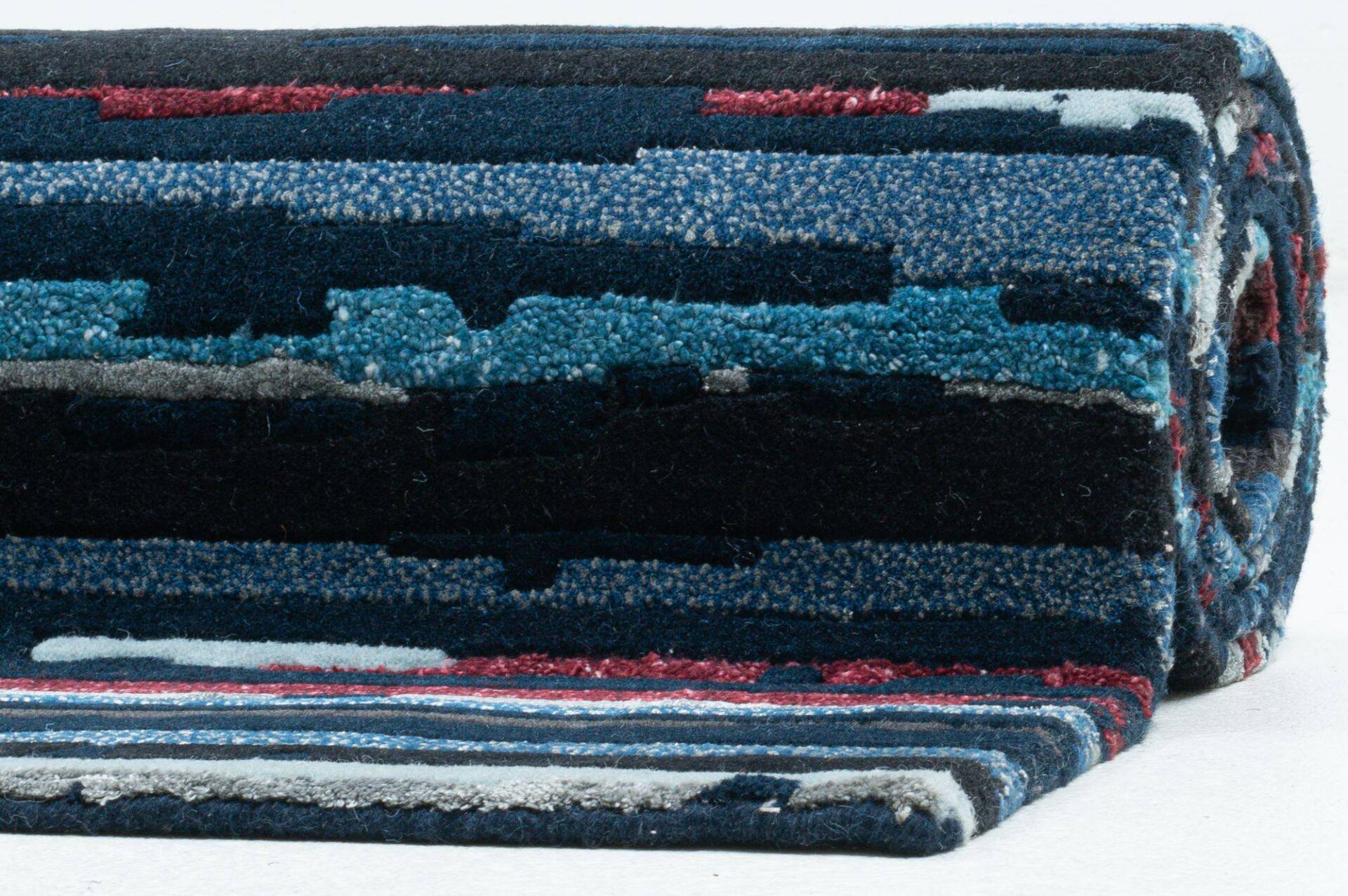 Moderner Designteppich Maringa Handgeknüpft Wunschmaß – Bild 6