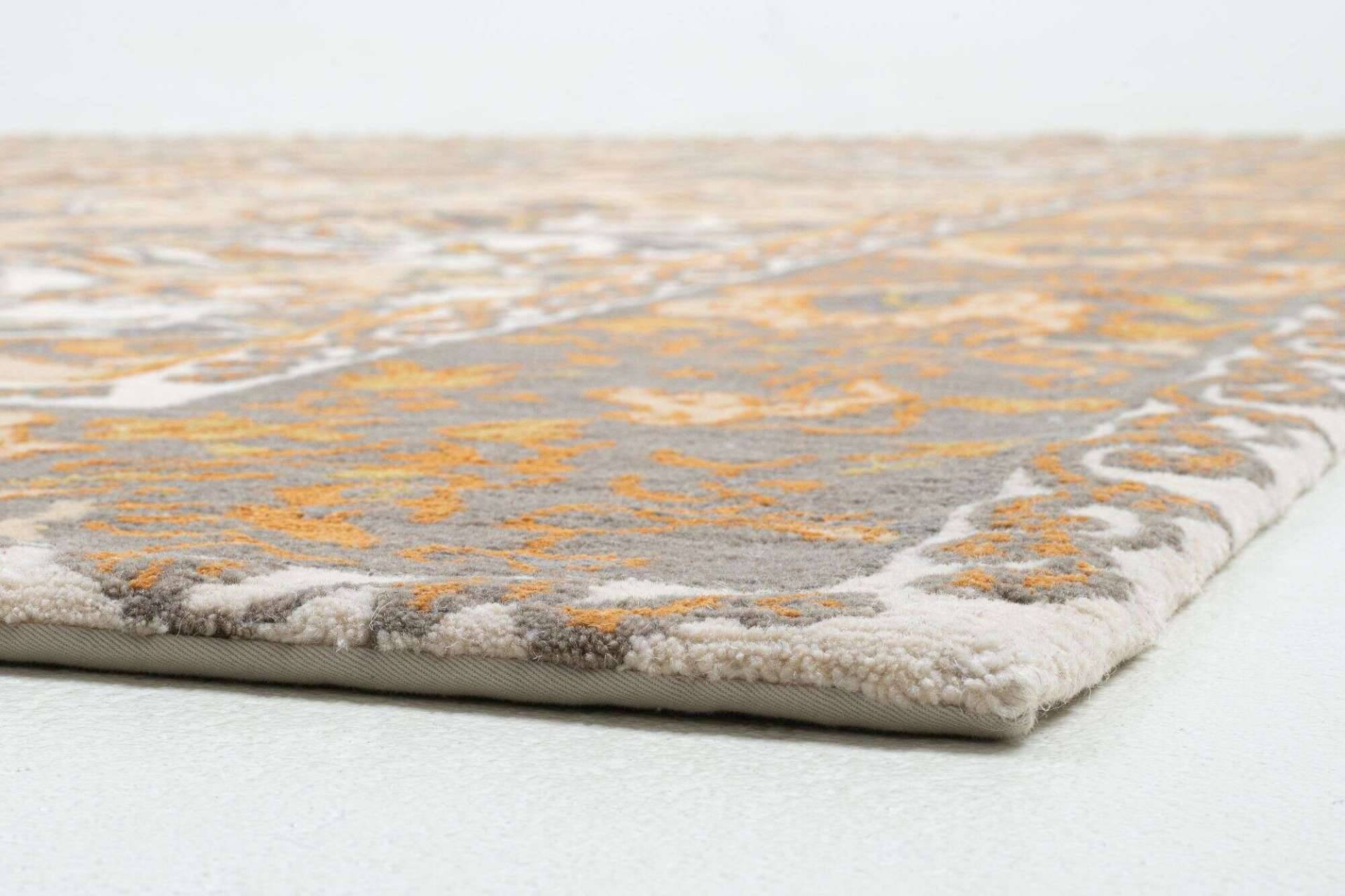 Nepal Teppich Jabu Silk 60 Wolle Seide Design Teppich 246x306cm – Bild 4