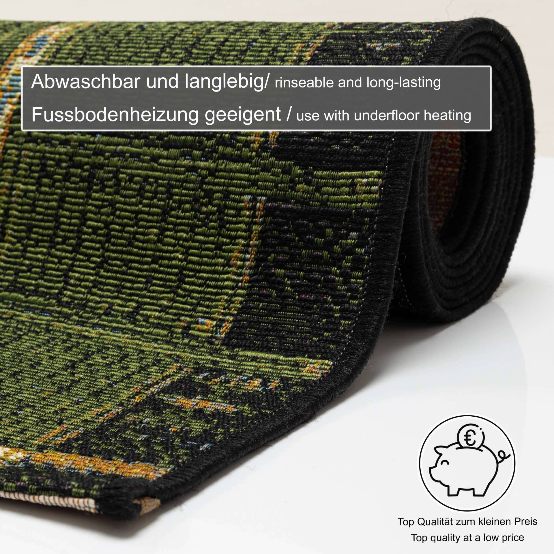 Flachgewebe Aurora GF038-300 In- und Outdoor Teppich – Bild 6