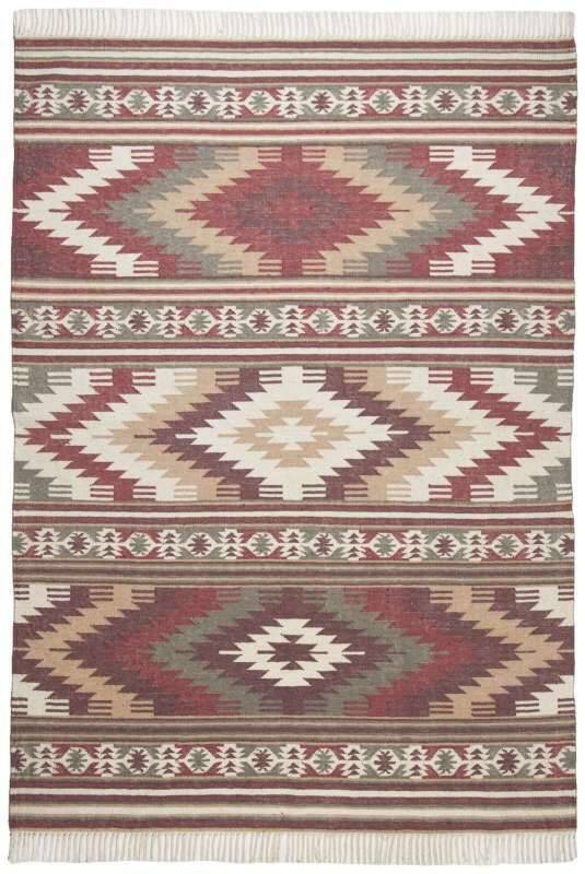 Vintage Kelim Teppich Wollteppich Naturteppich Handgewebt