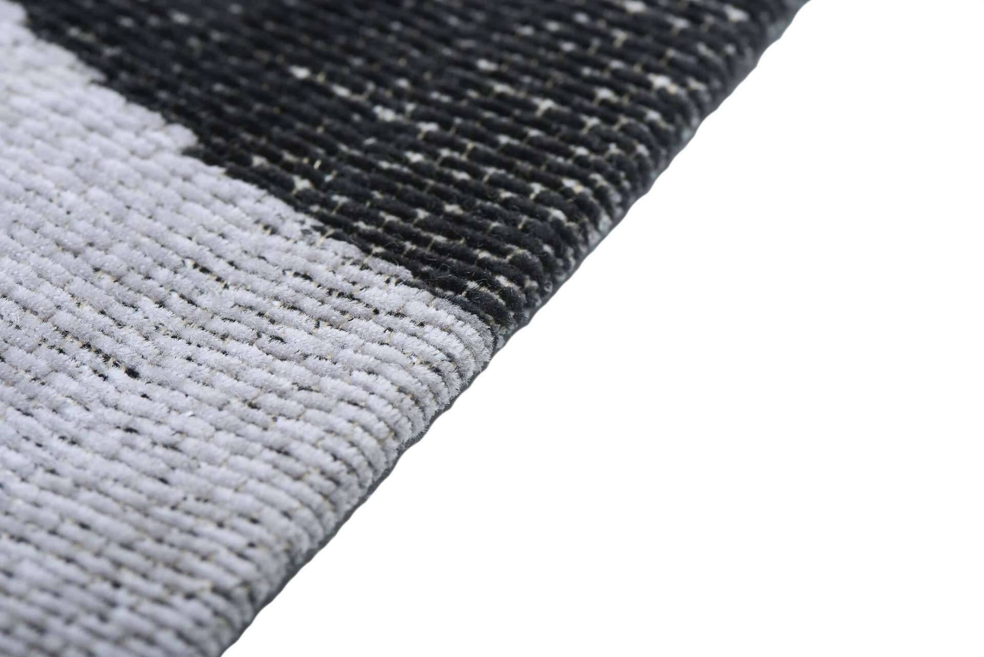 Moderner Teppich RENE GREY - Waschbarer Teppich – Bild 4