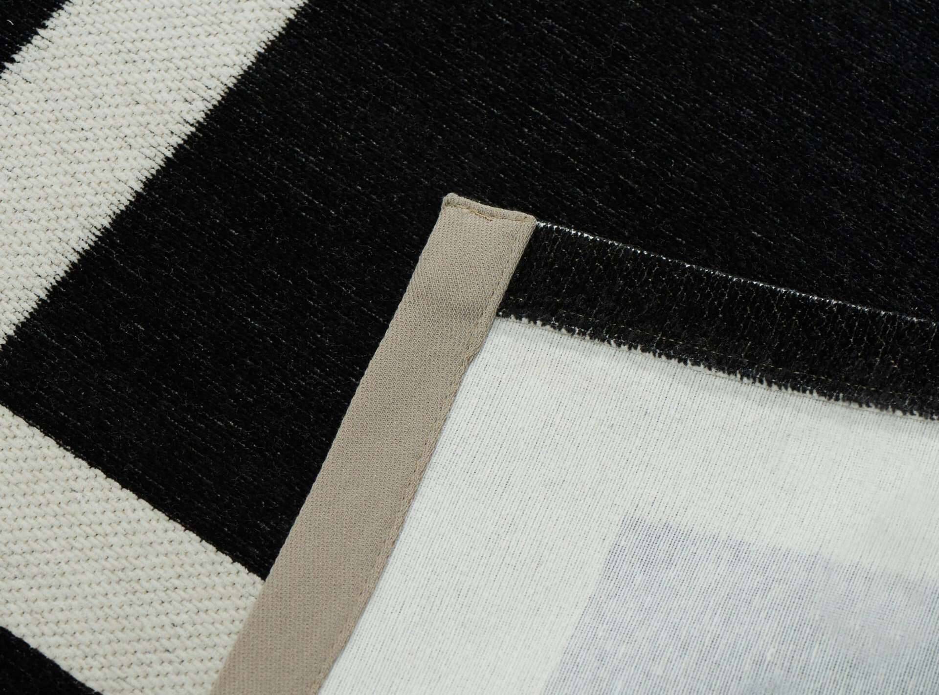 Moderner Teppich HAMPTON BLACK - Waschbarer Teppich – Bild 4