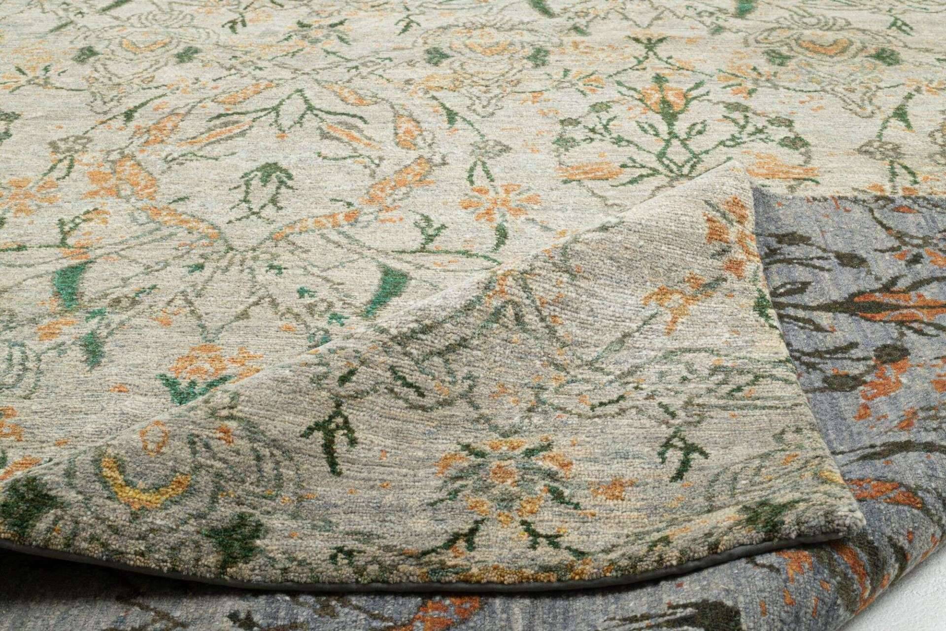 Nepal Teppich Mugu 100 Wolle Schurwolle Design Modern 246x311cm – Bild 2