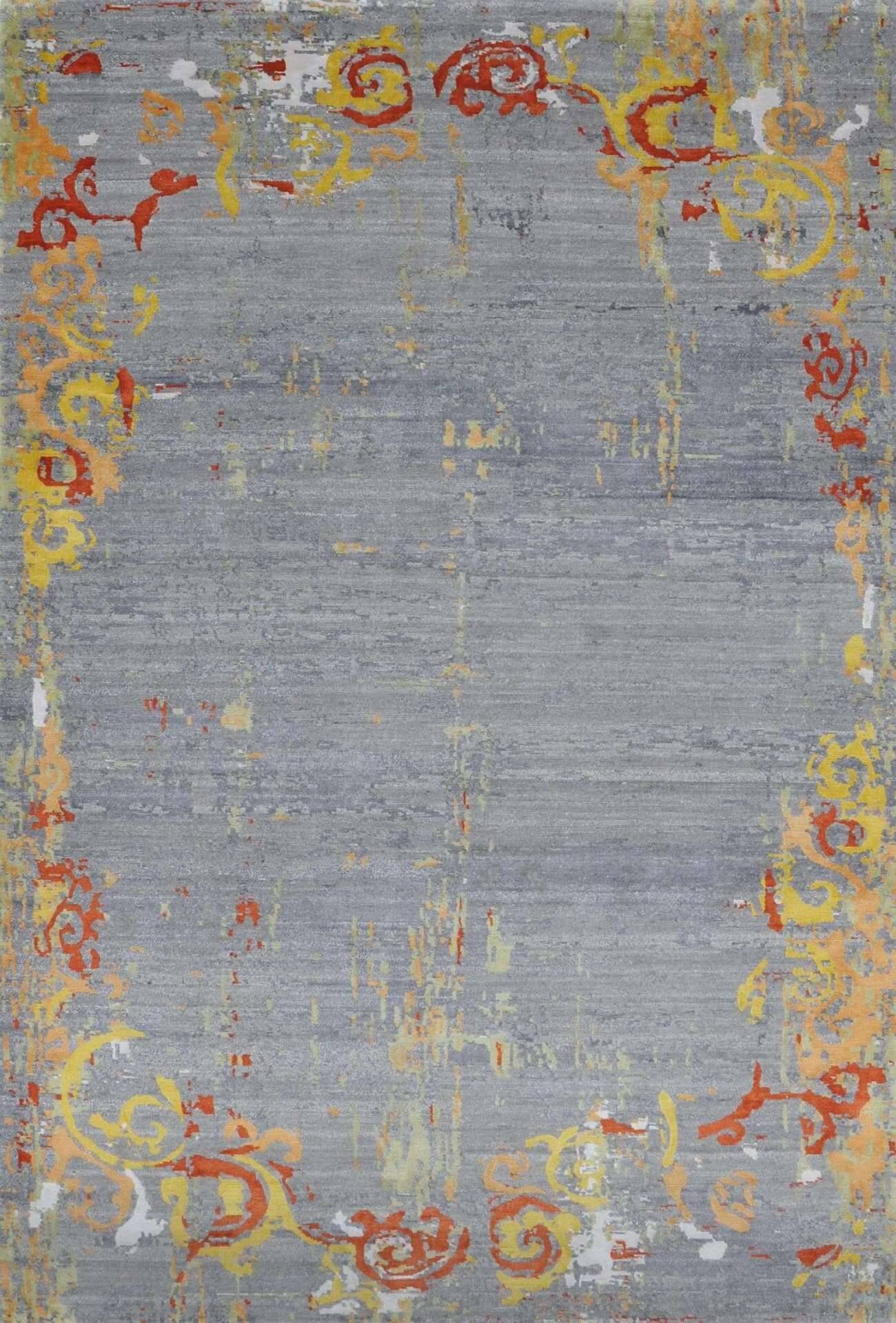 Jabu-Silk 50 Handgeknüpft in Nepal 200 x 300 cm Design C2918 – Bild 1