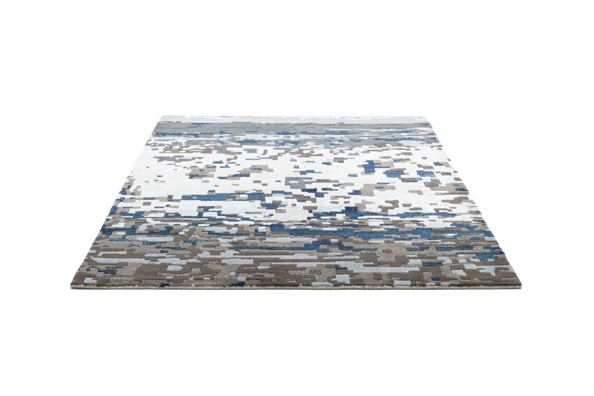 Moderner Designteppich Maringa  Handgeknüpft Wunschmaß – Bild 7