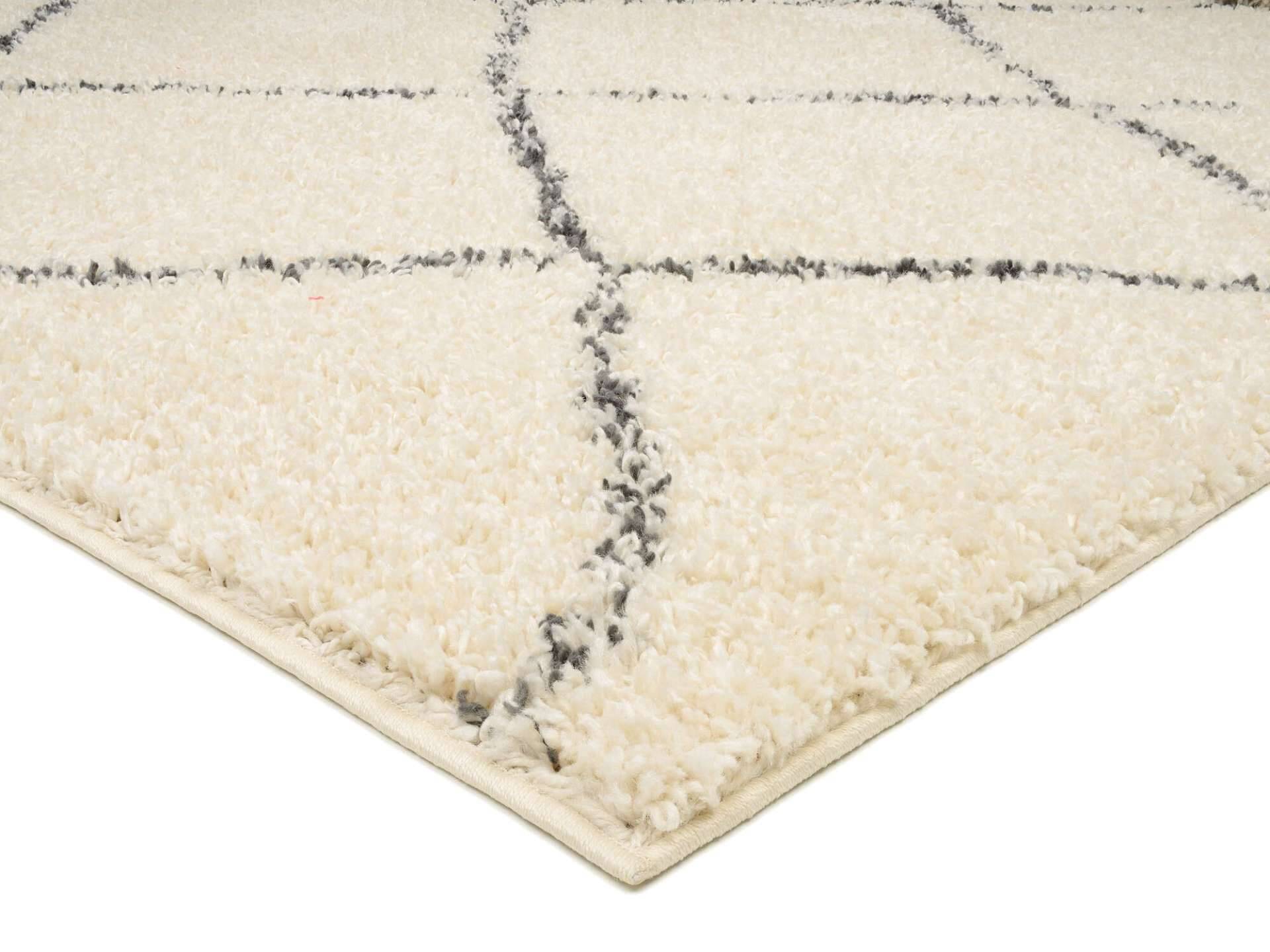 Stockholm Teppich Modern Boho Hochflor – Bild 4