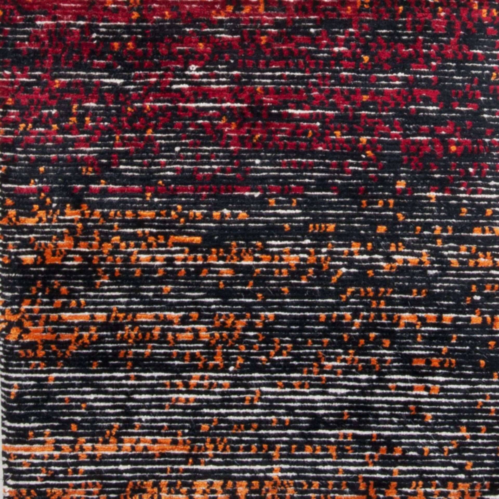 Nepal Teppich Rib Eye Silk 60 Design Seide Wolle 140x200 cm – Bild 4
