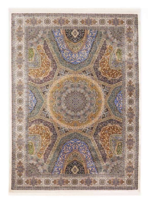 Teppich OCI Silk Line Shah Abbas Orient Design mit Fransen