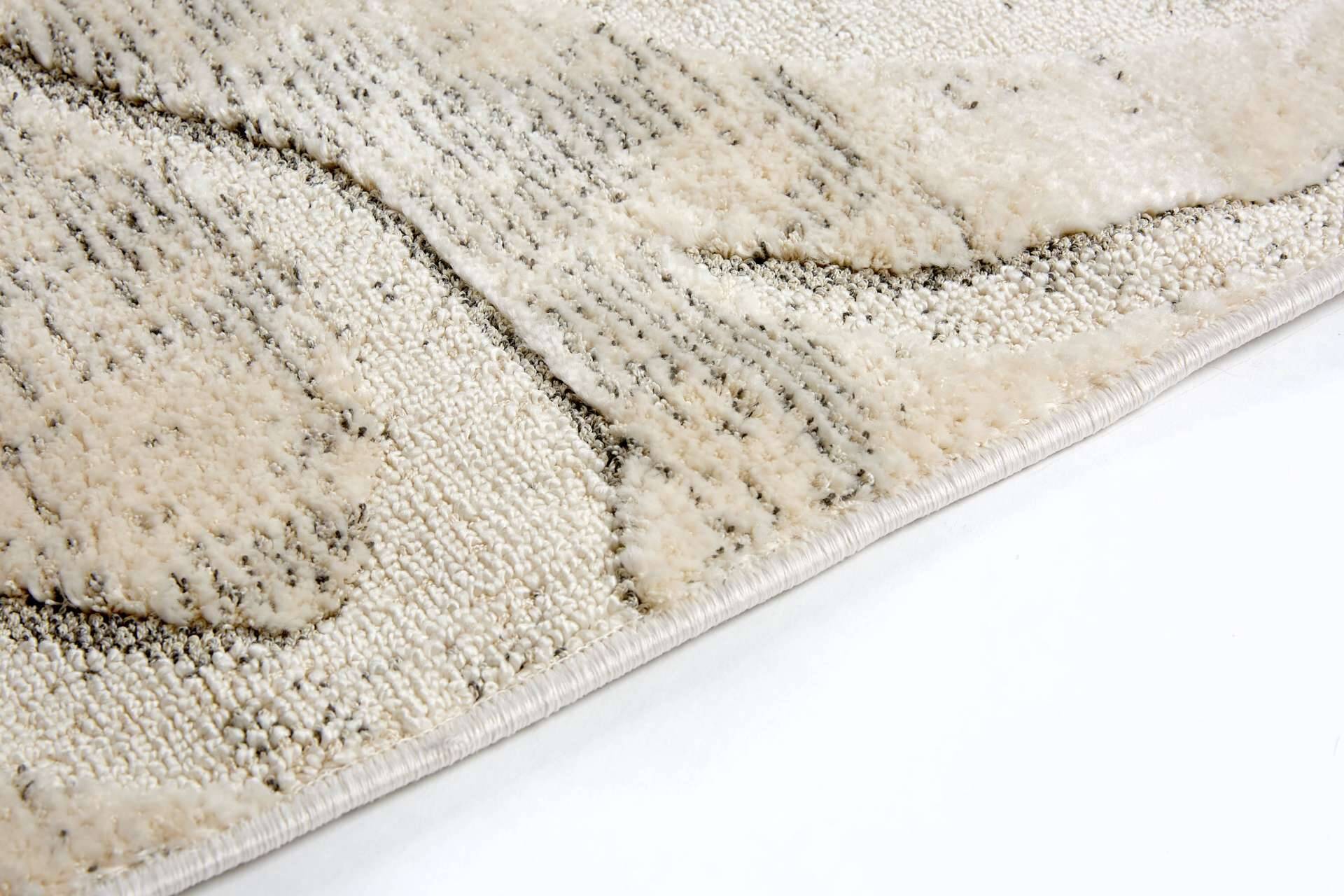 Wohnteppich Lou D.251 C.003 Wellen creme-grau – Bild 16