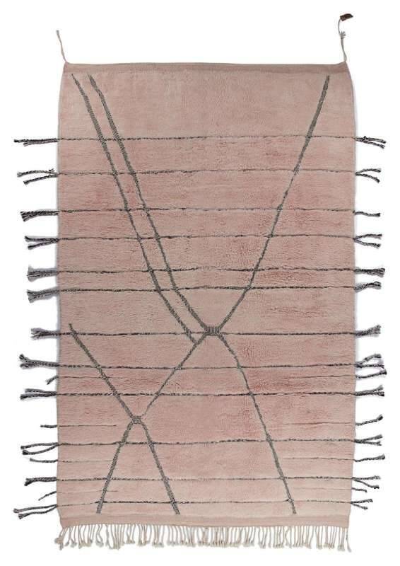 Teppich Beni Ourain Design 207x325 cm Wolle