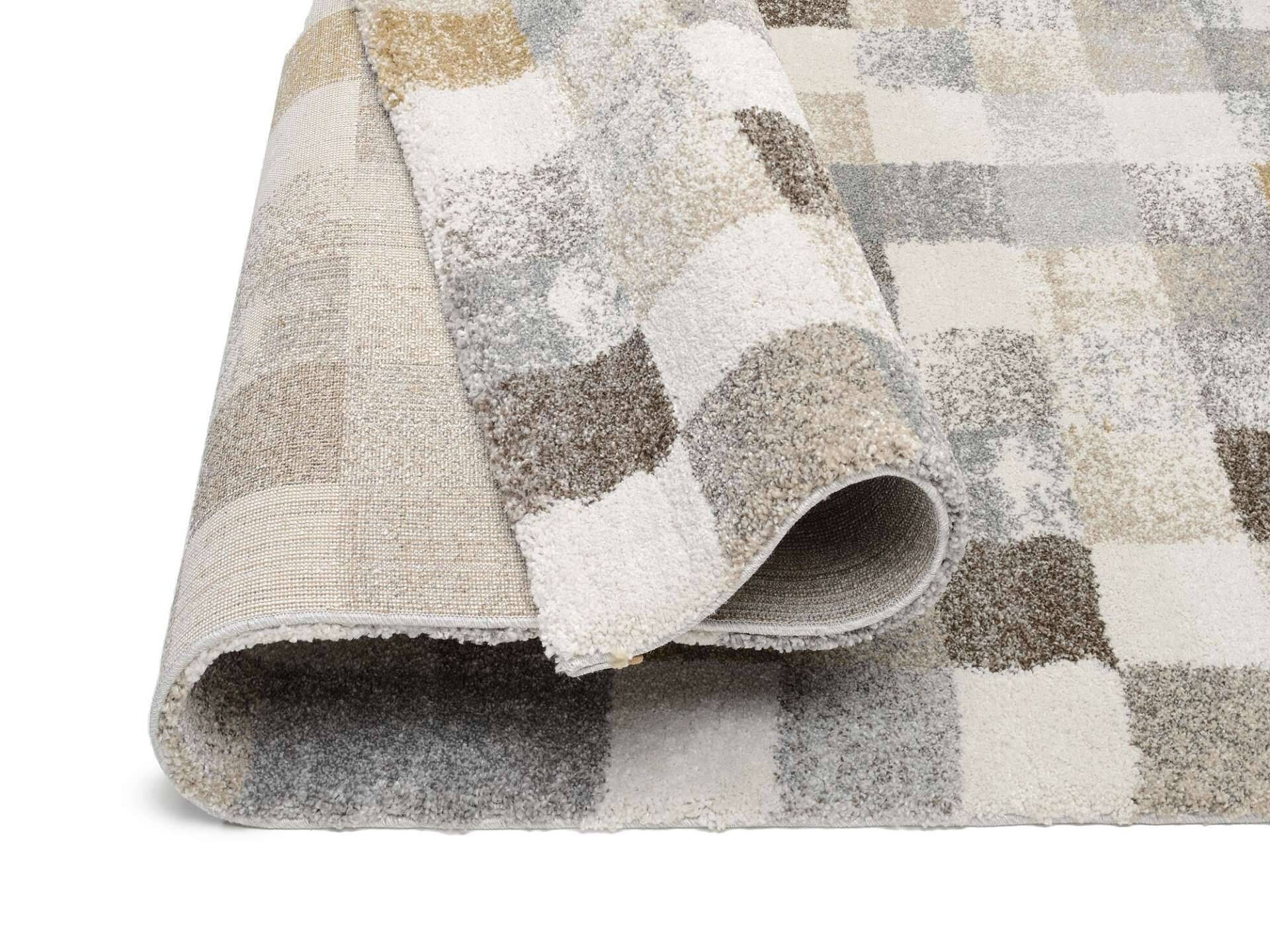 New Villa Squares Teppich Modern Hochflor – Bild 6