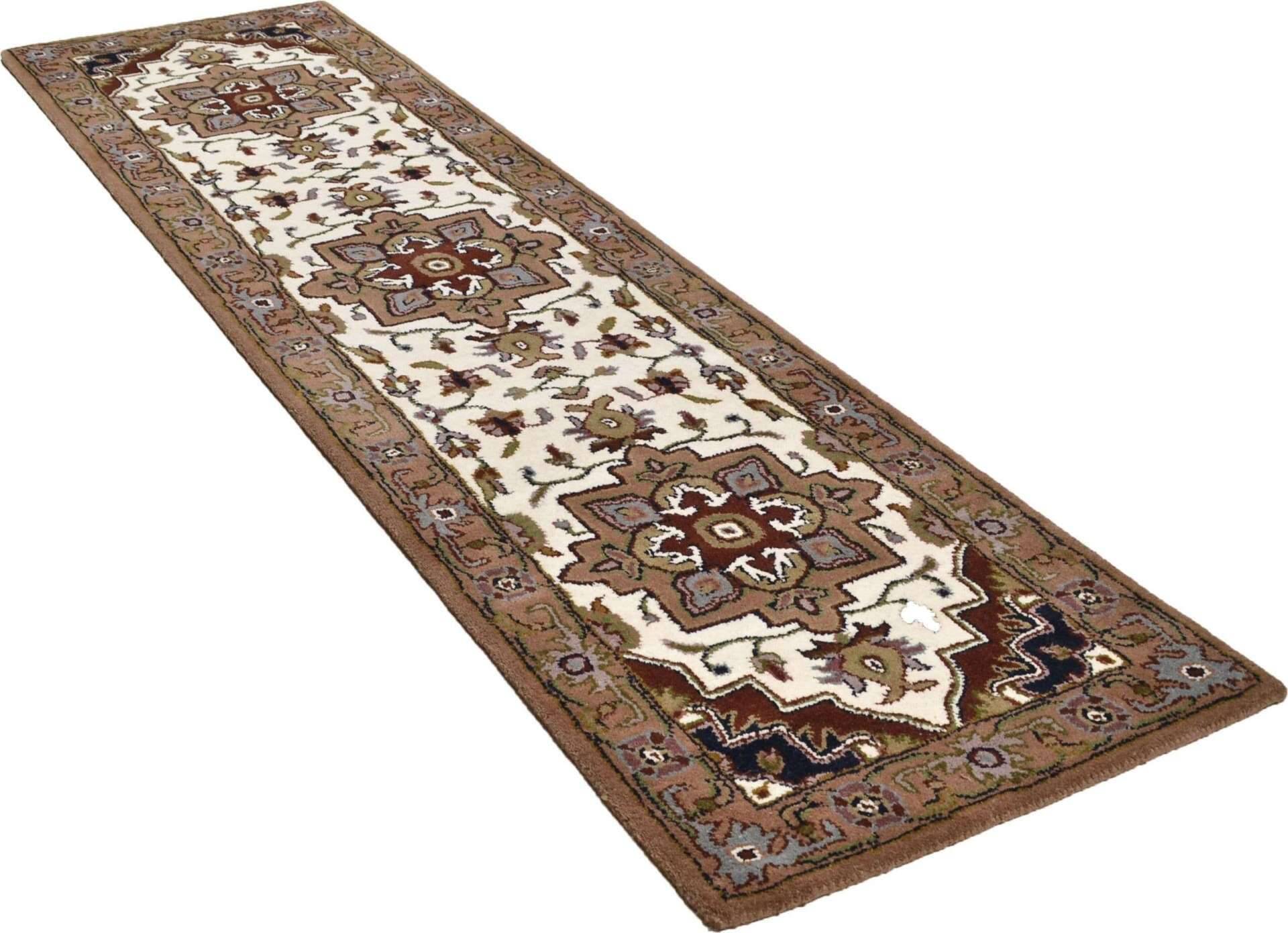 Royal Heriz Handgetuftet Orientteppich Wolle – Bild 4