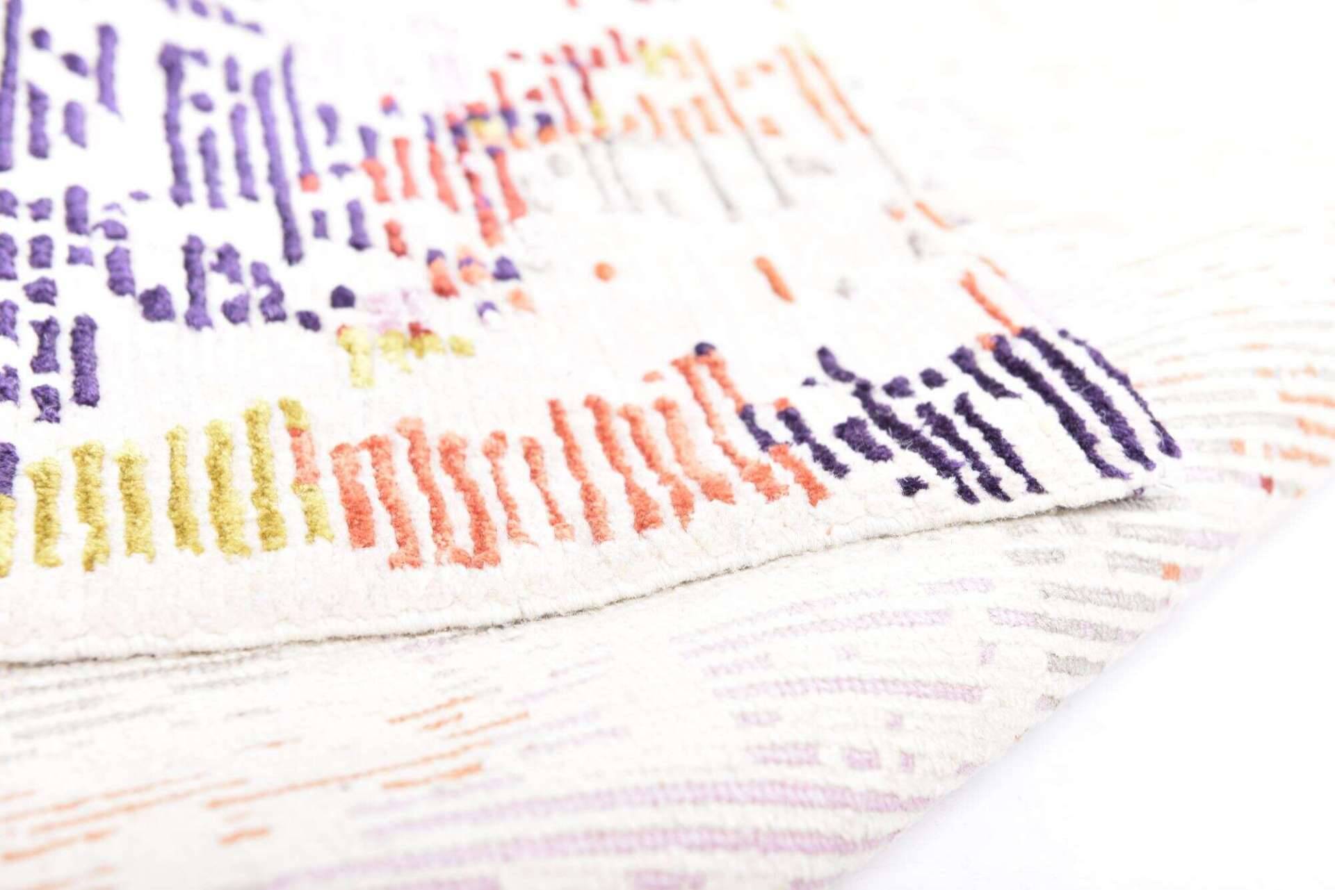 Nepal Teppich Rib Eye Silk 60 Design Seide Wolle 243x305cm bunt – Bild 6