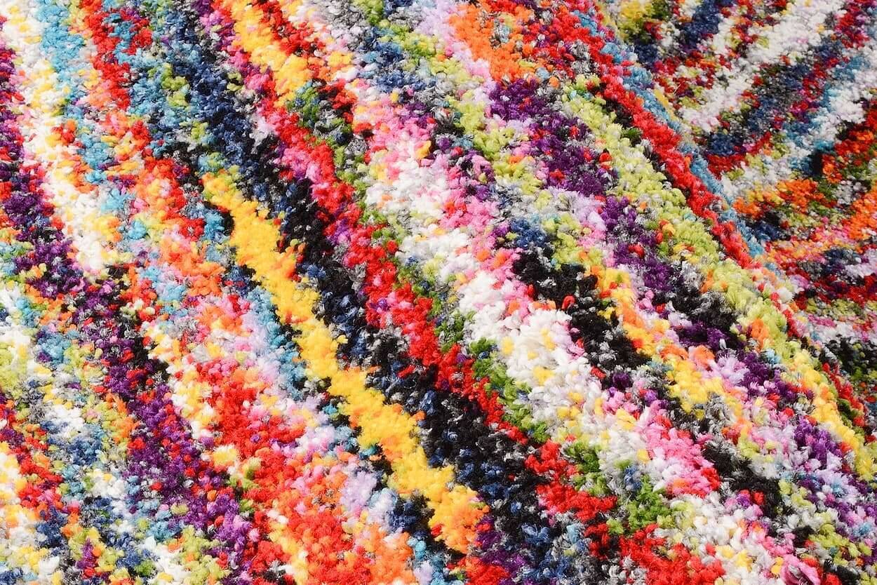 Teppich Sixteen Face Kreismuster Multicolor – Bild 3