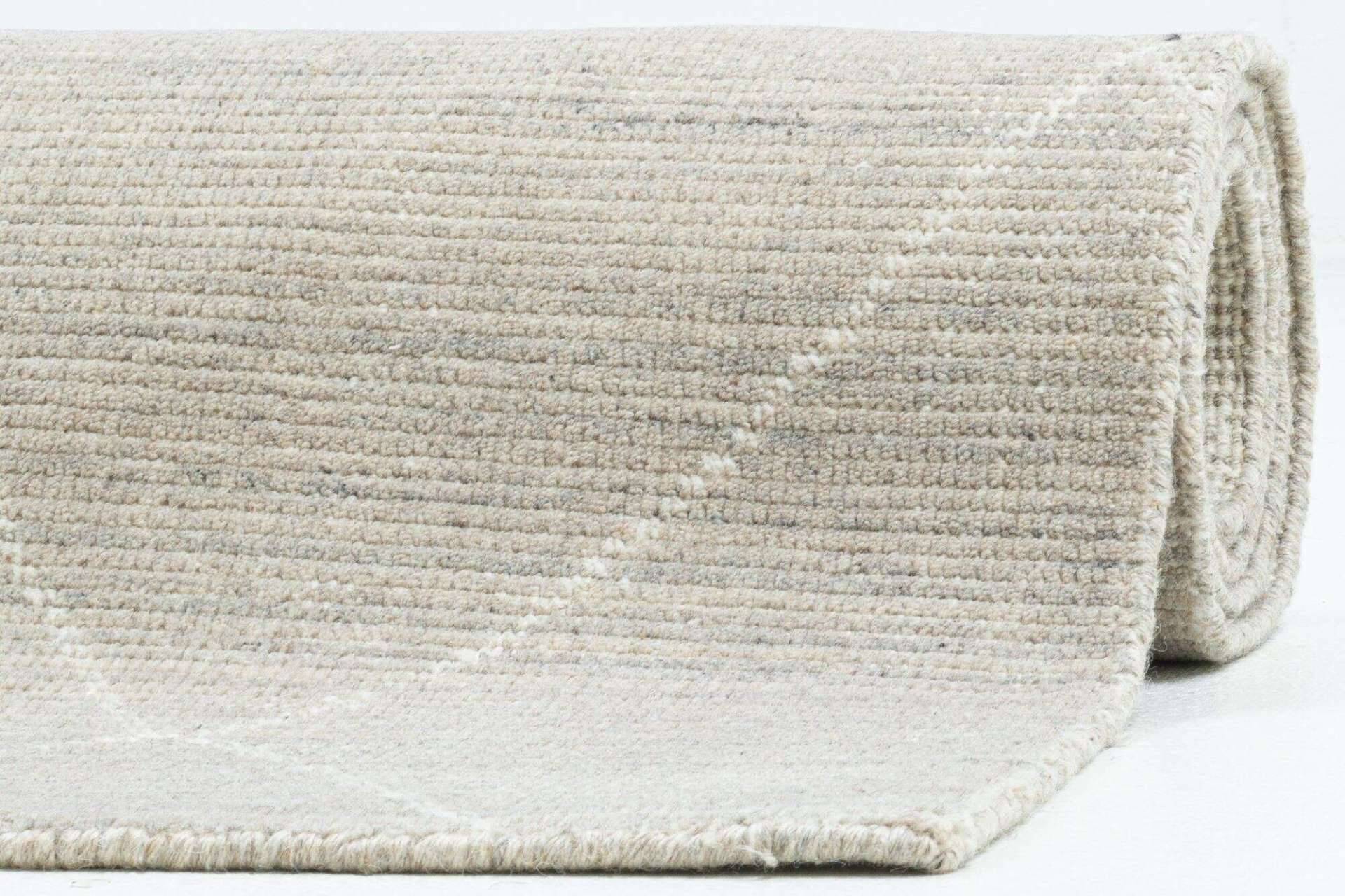 Handwebteppich Zilch Schurwolle Kelim Boho Modern Beige 160x230cm – Bild 5