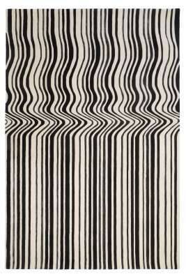 Moderner Teppich DRAFT BLACK