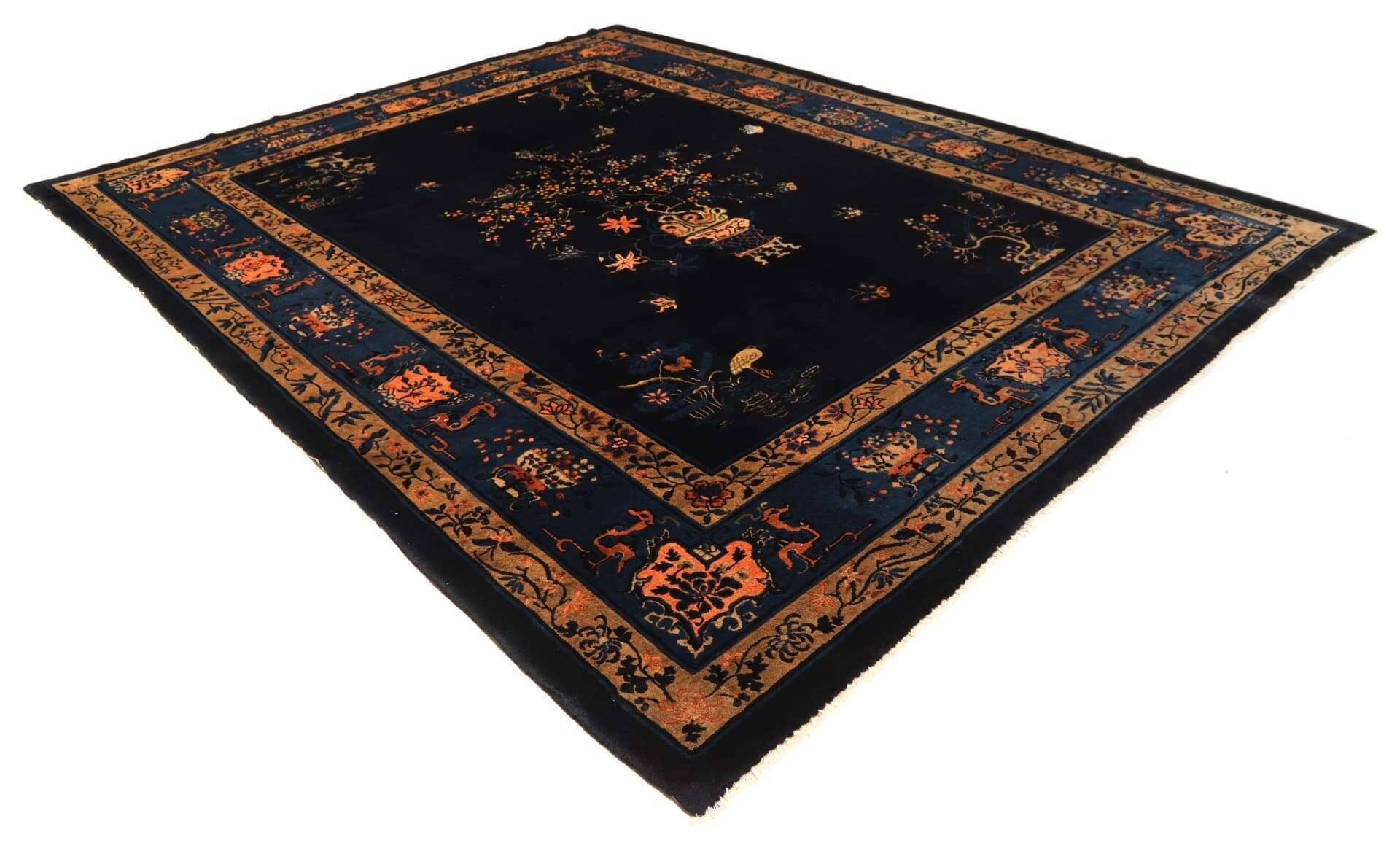 Teppich China Antik 277x351 cm Handgeknüpft Wolle – Bild 8