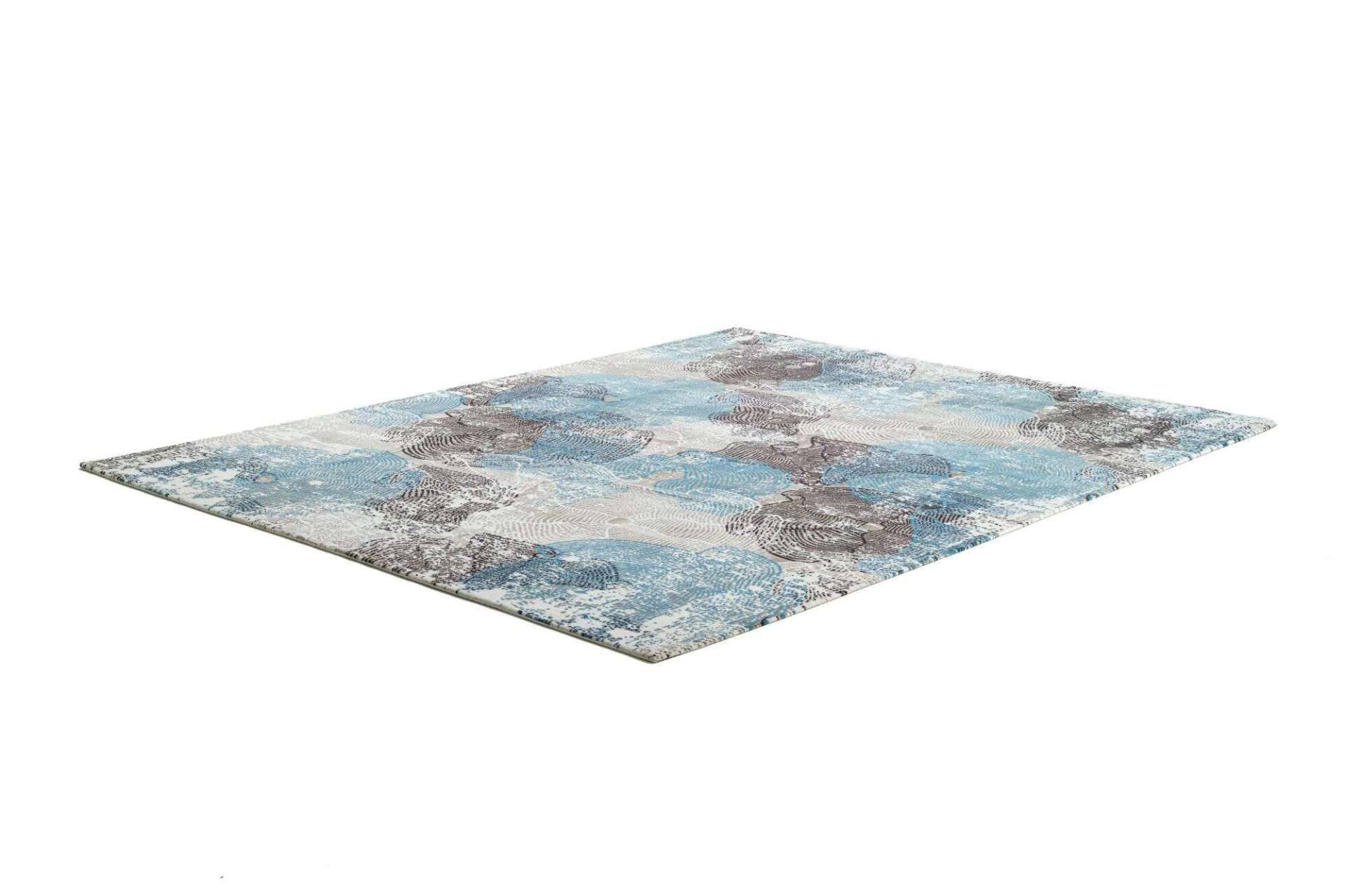Nepal Teppich Jabu Silk 60 Wolle Seide Design Teppich 245x302cm – Bild 6