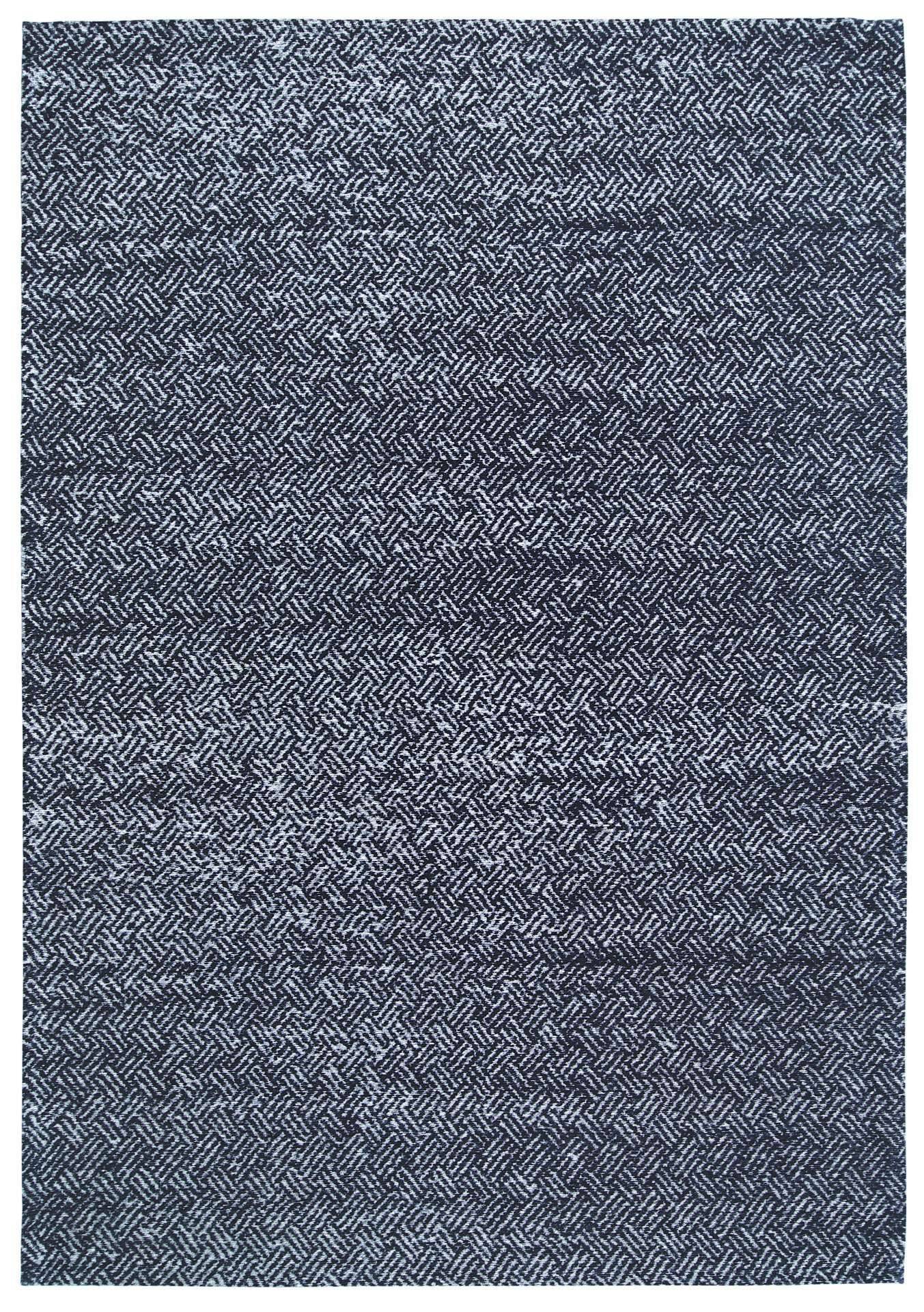 Moderner Teppich PORTO NAVY - Waschbarer Teppich – Bild 1